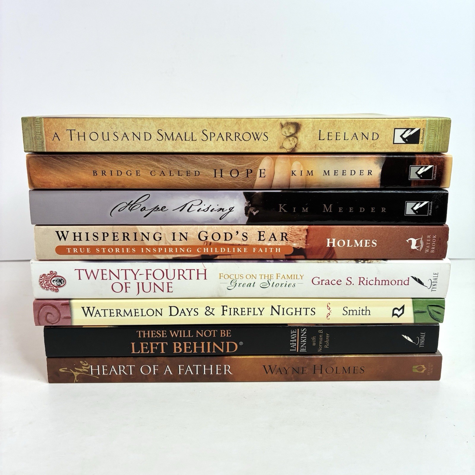 Lot of 8 Mixed Authors Inspirational Short Stories Family Faith Love Encourage
