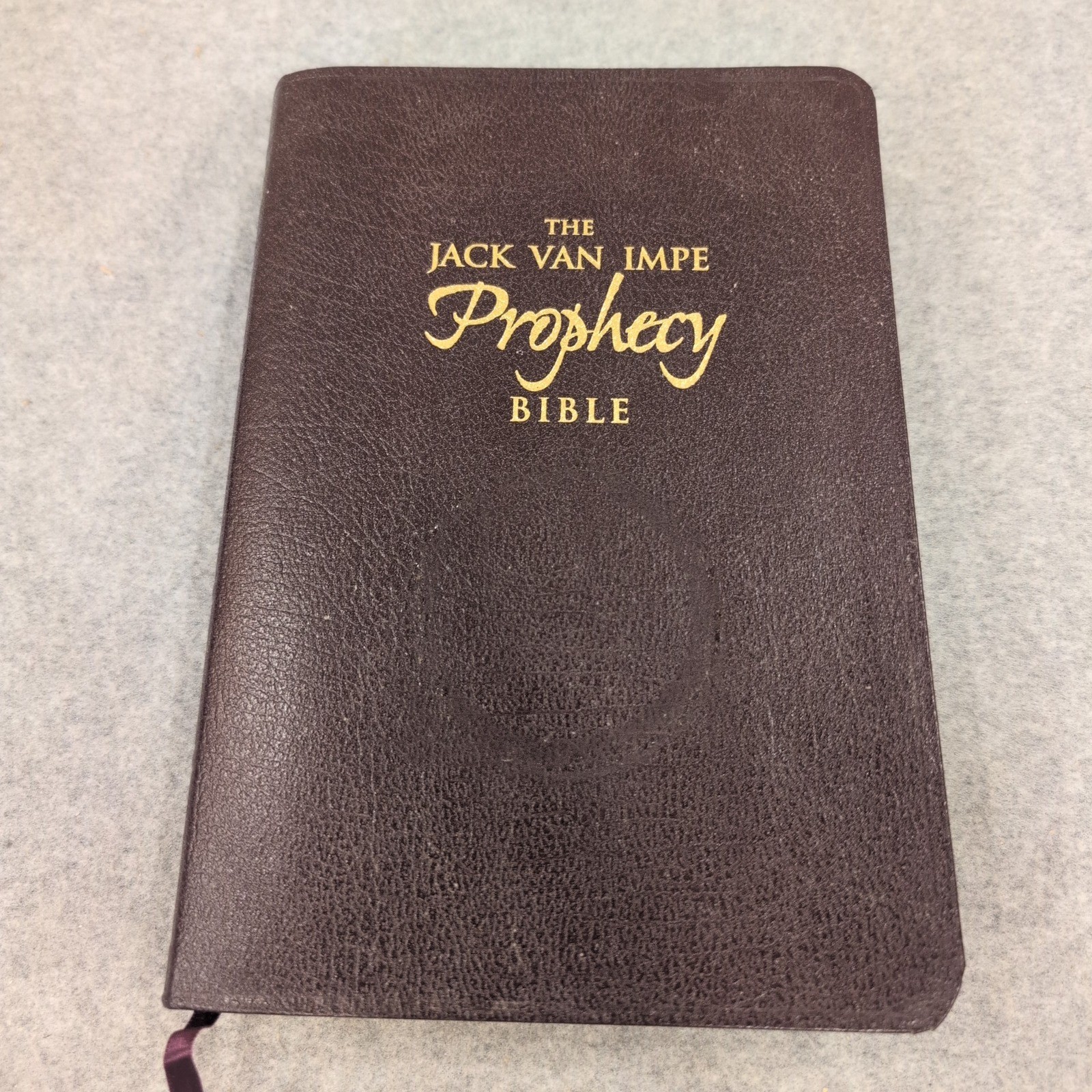 The Jack Van Impe Prophecy Bible KJV New Third Edition Burgundy Bonded Leather
