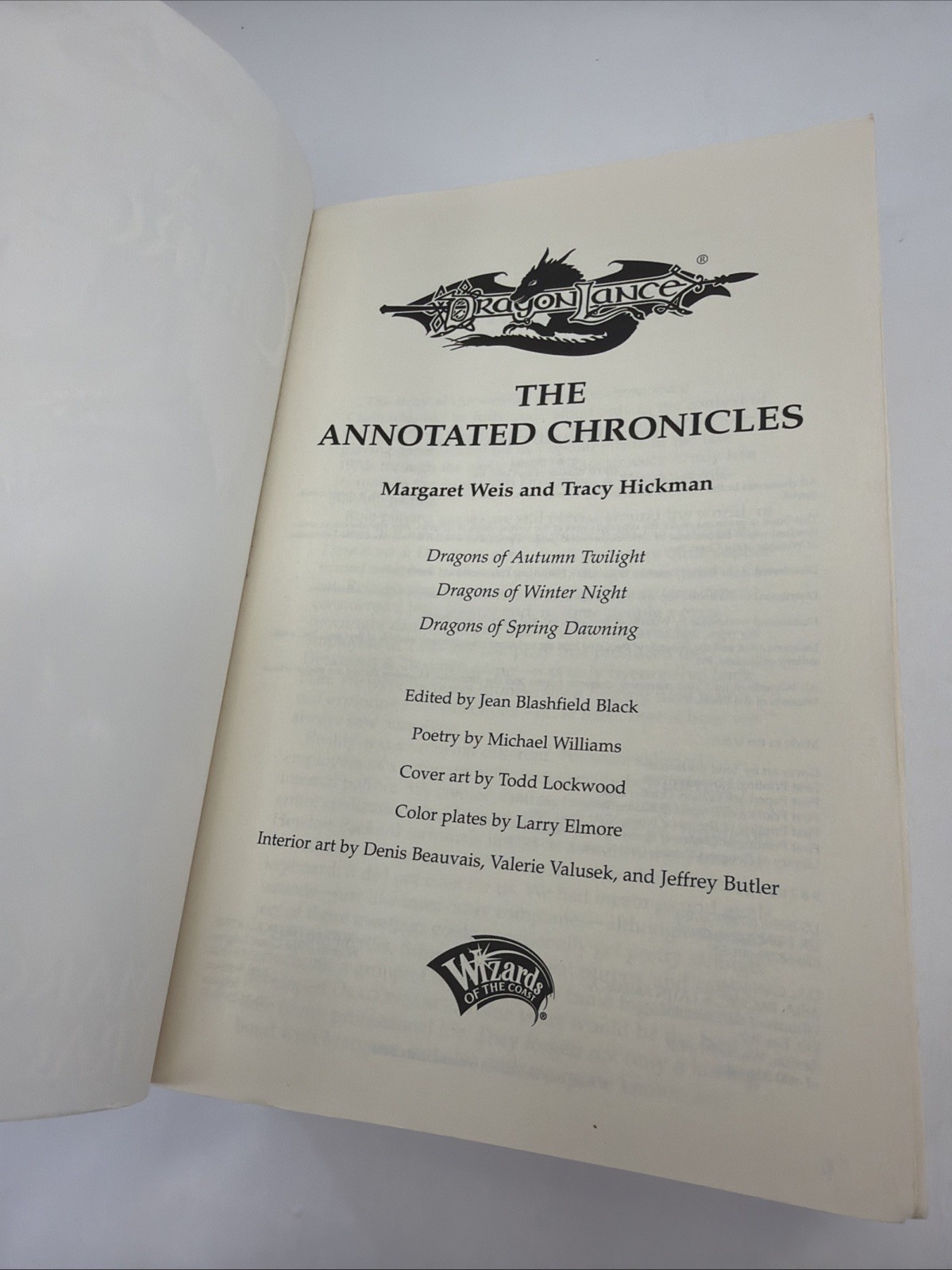 The Annotated Chronicles Paperback Margaret., Hickman, Tracy Weis