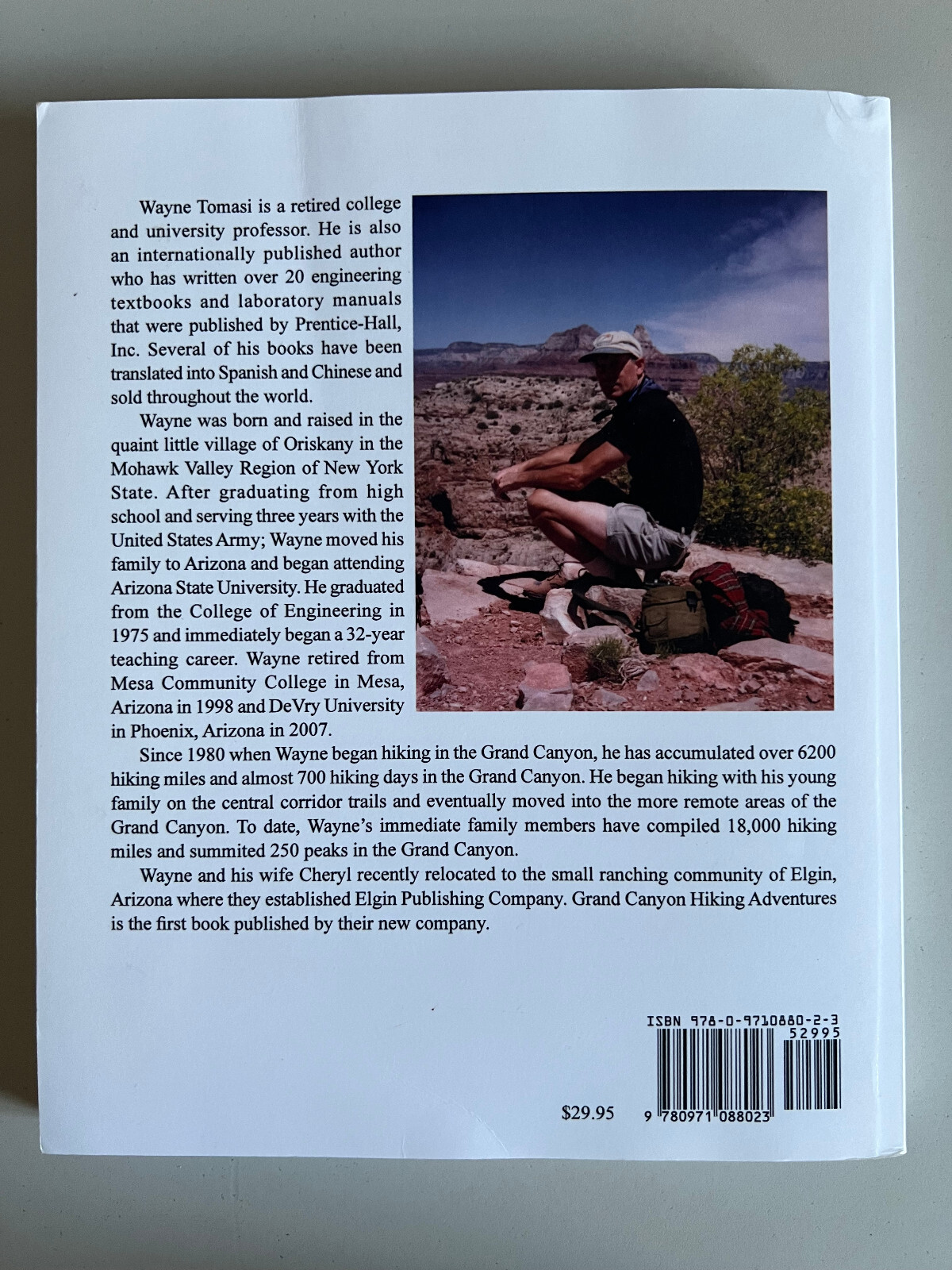 GRAND CANYON HIKING ADVENTURES-SOUTH RIM EDITION-BY TOMASI-2008-PAPERBACK BOOK
