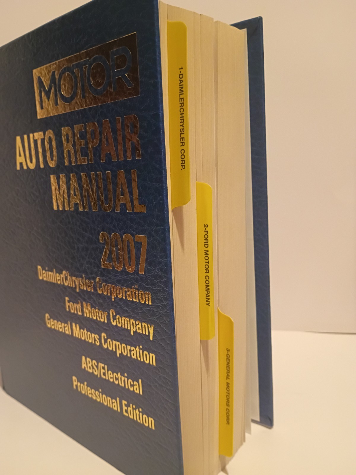 Motor Auto Repair Manual 2007, Daimler Chrysler , Ford And GM ABS Electrical Pro