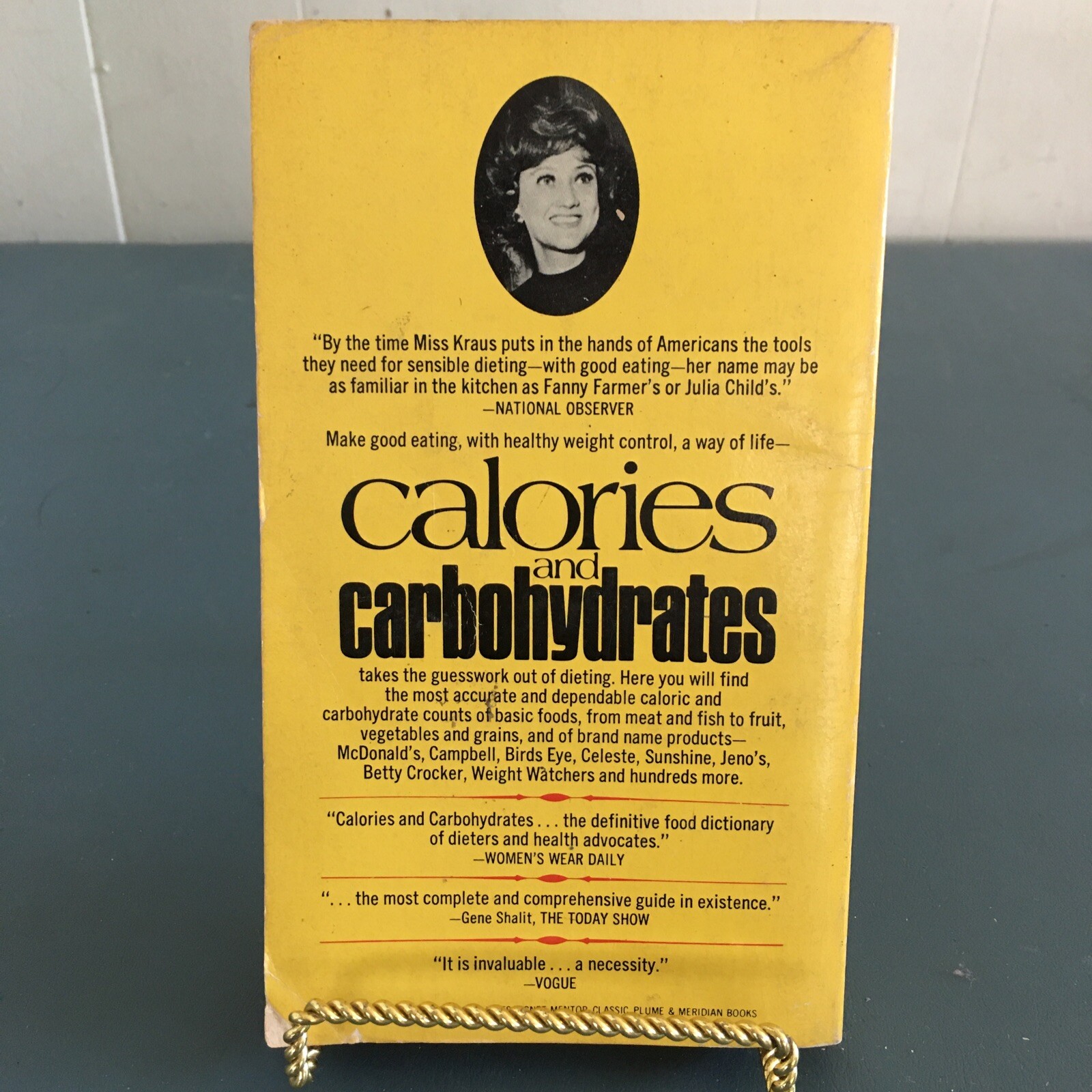 Calories and Carbohydrates by Barbara Kraus (1973, Paperback, Revised)