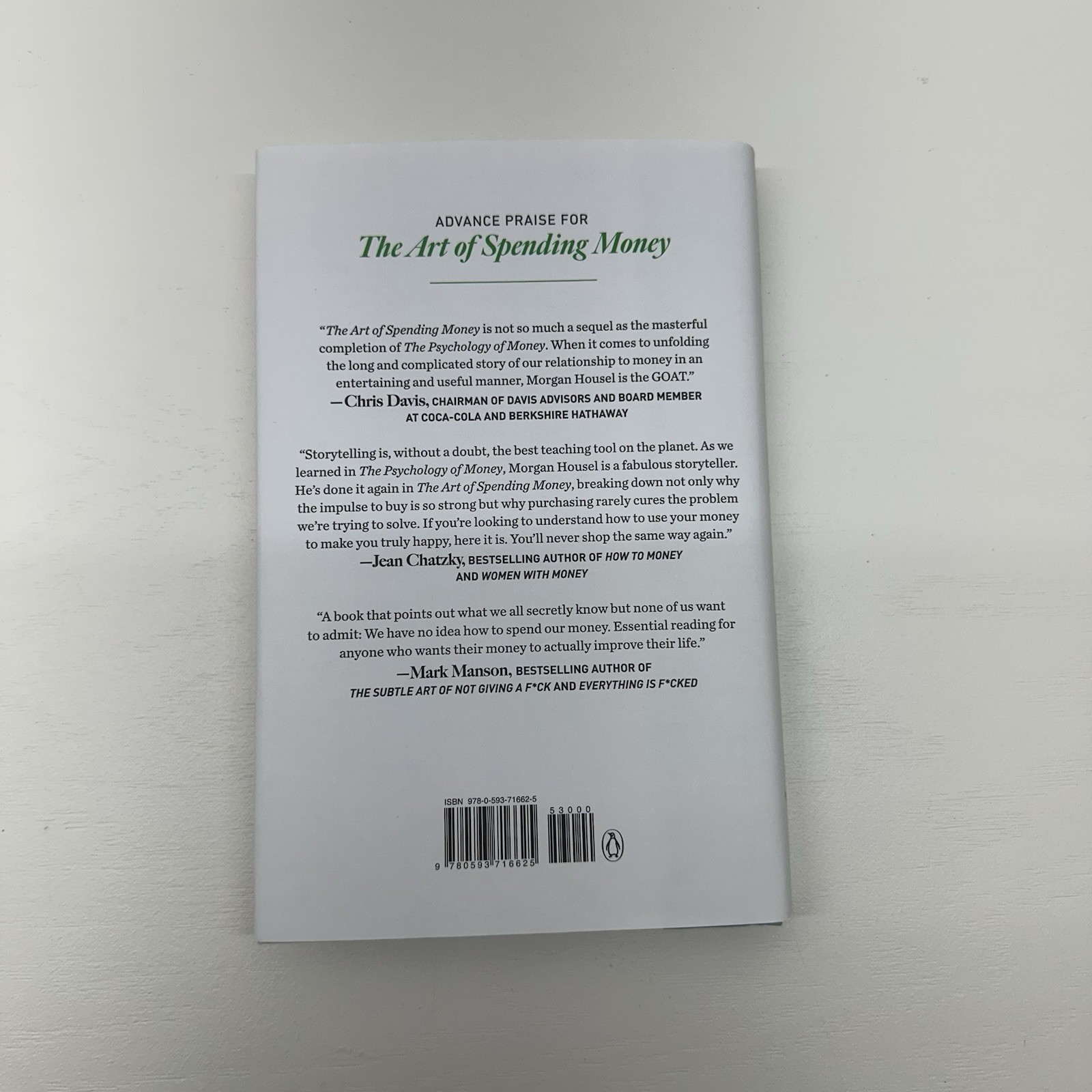 The Art of Spending Money – Morgan Housel (Hardcover, 2025) Like New – Pristine
