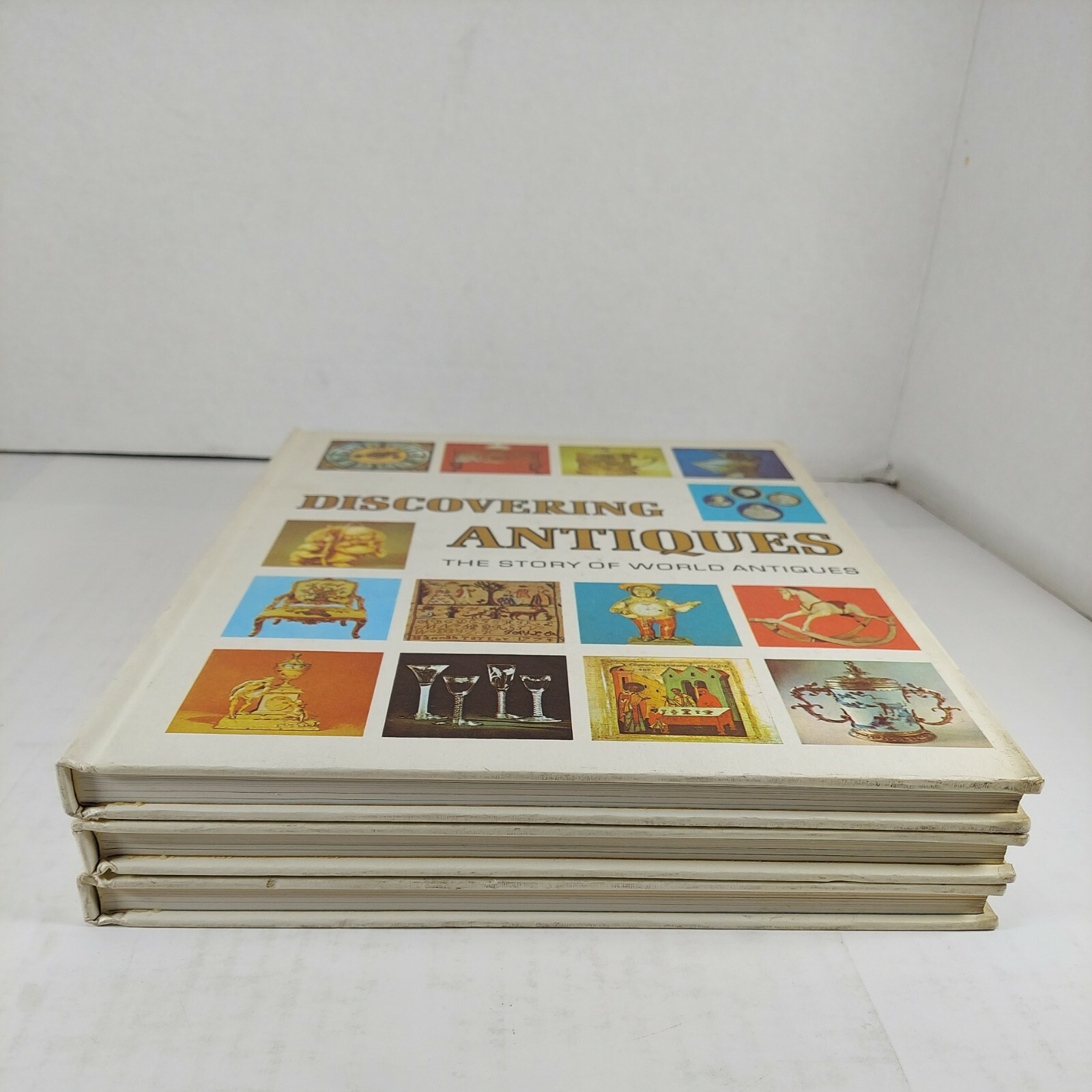 Discovering Antiques Hardcover Books Vintage 1972-73 Volumes 1, 2, 3 Greystone