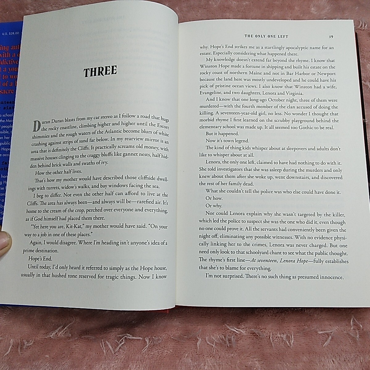 The Only One Left Riley Sager Thriller Book Club Summer 2023 Hardcover W/ Dustco
