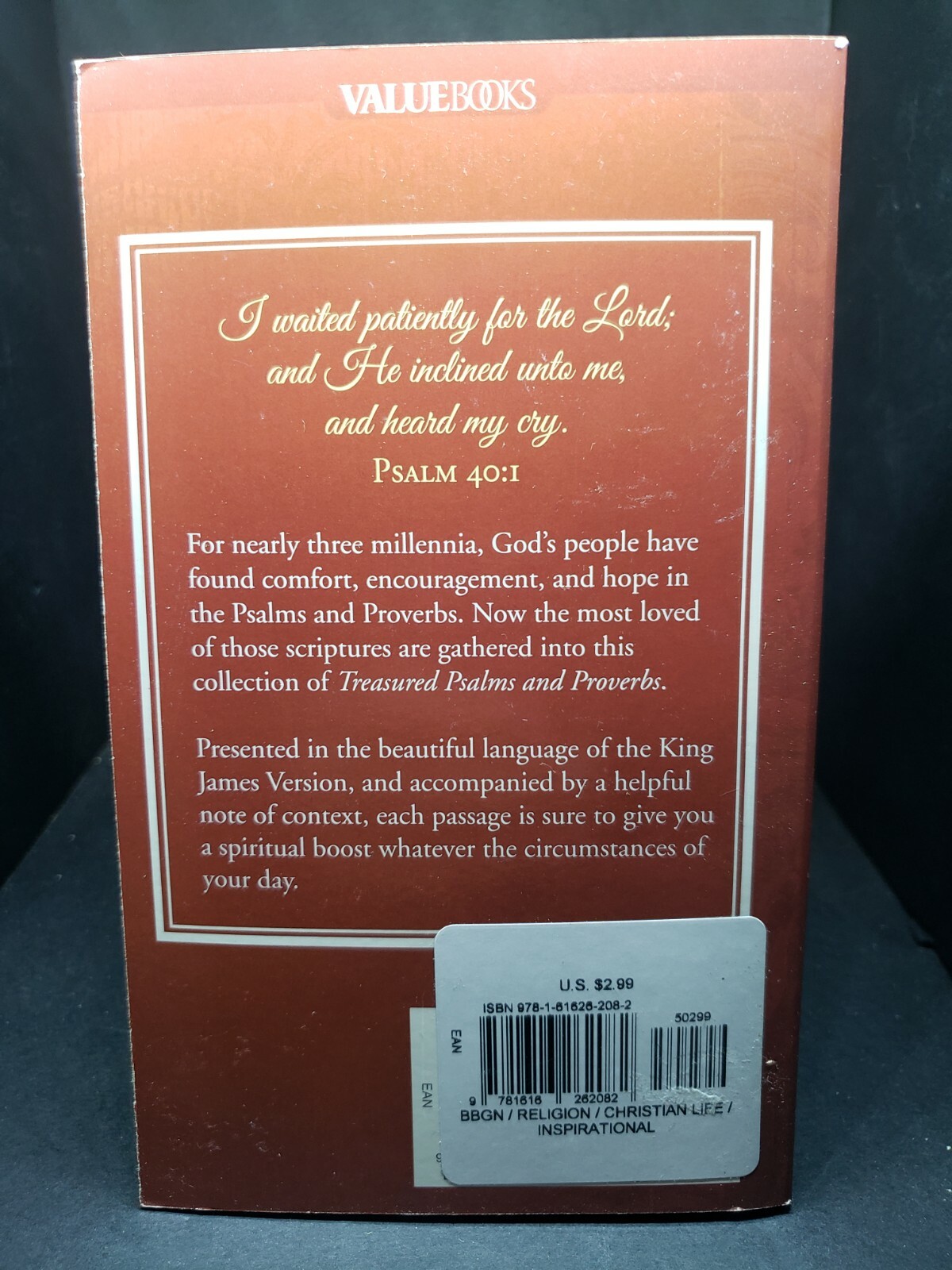 Value Bks.: Treasured Psalms and Proverbs (2011, Trade Paperback)