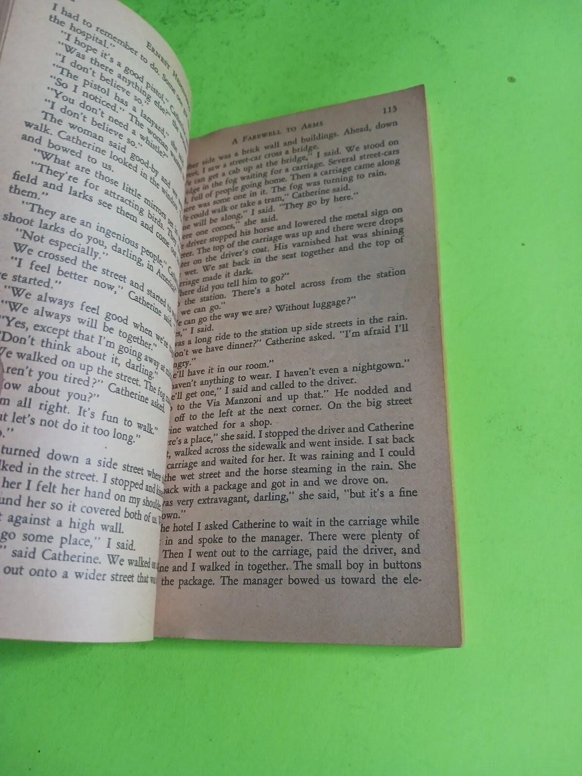 A Farewell to Arms by Enest Hemingway MMPB (1955) 6th Printing