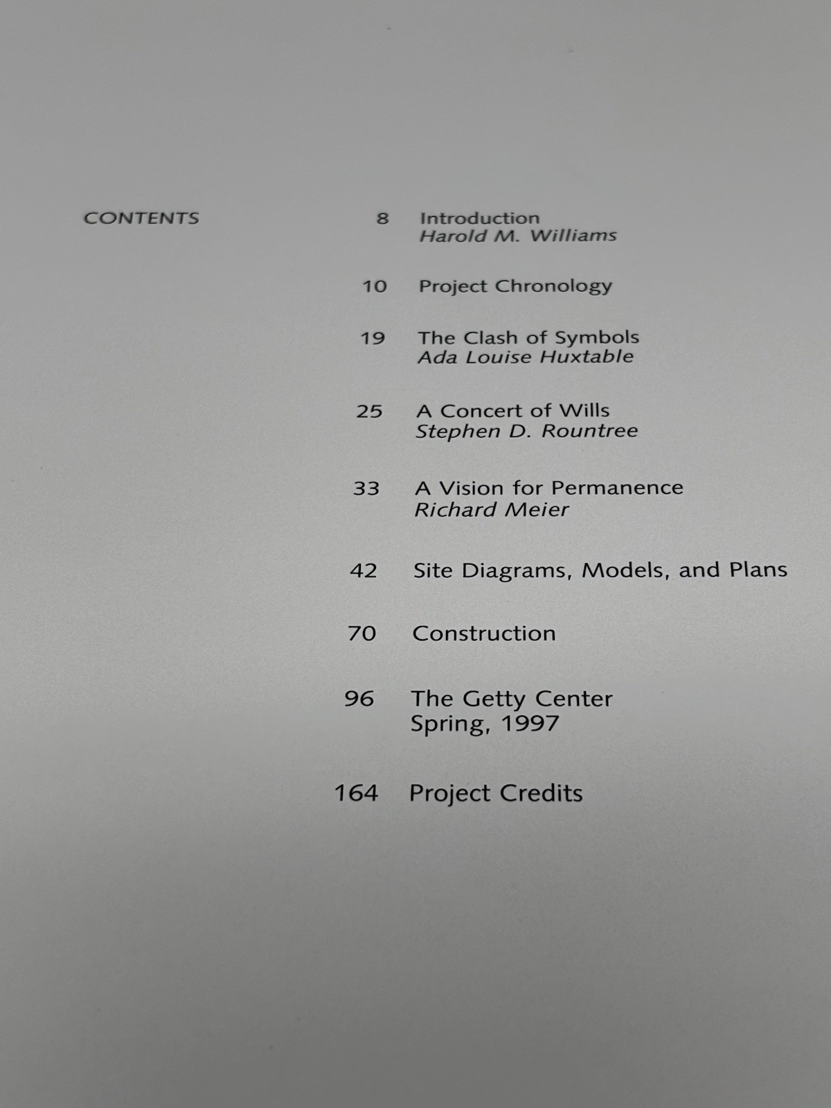 Making Architecture The Getty Center1997 168 pages VTG 10″x 10″
