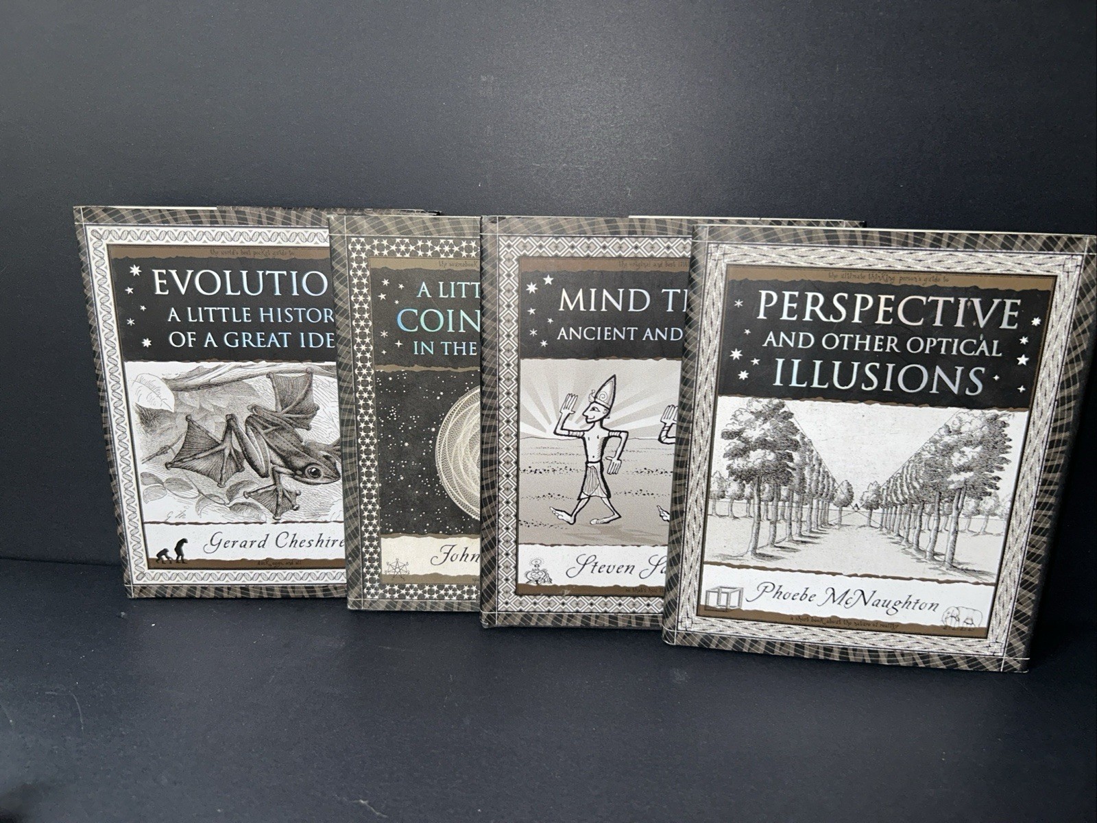 Wooden Books Small Books Big Ideas Mini Hardcover Lot Philosophy Science