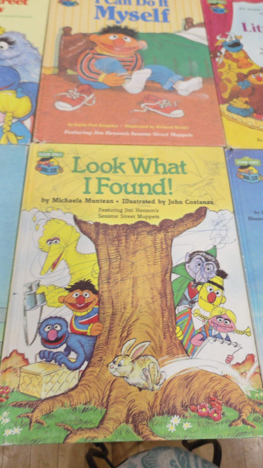 Sesame Street Book Club 1980’s Set of 26 Books See Below for Titles & Condition