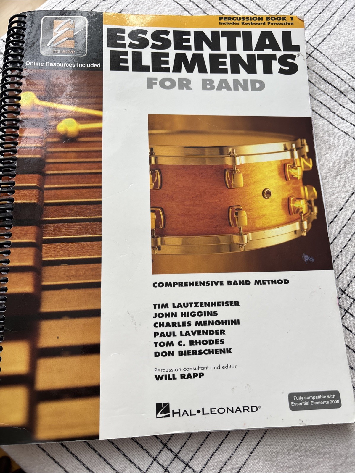 Essential Elements for Band – Percussion/Keyboard Percussion Book 1 with EEi…