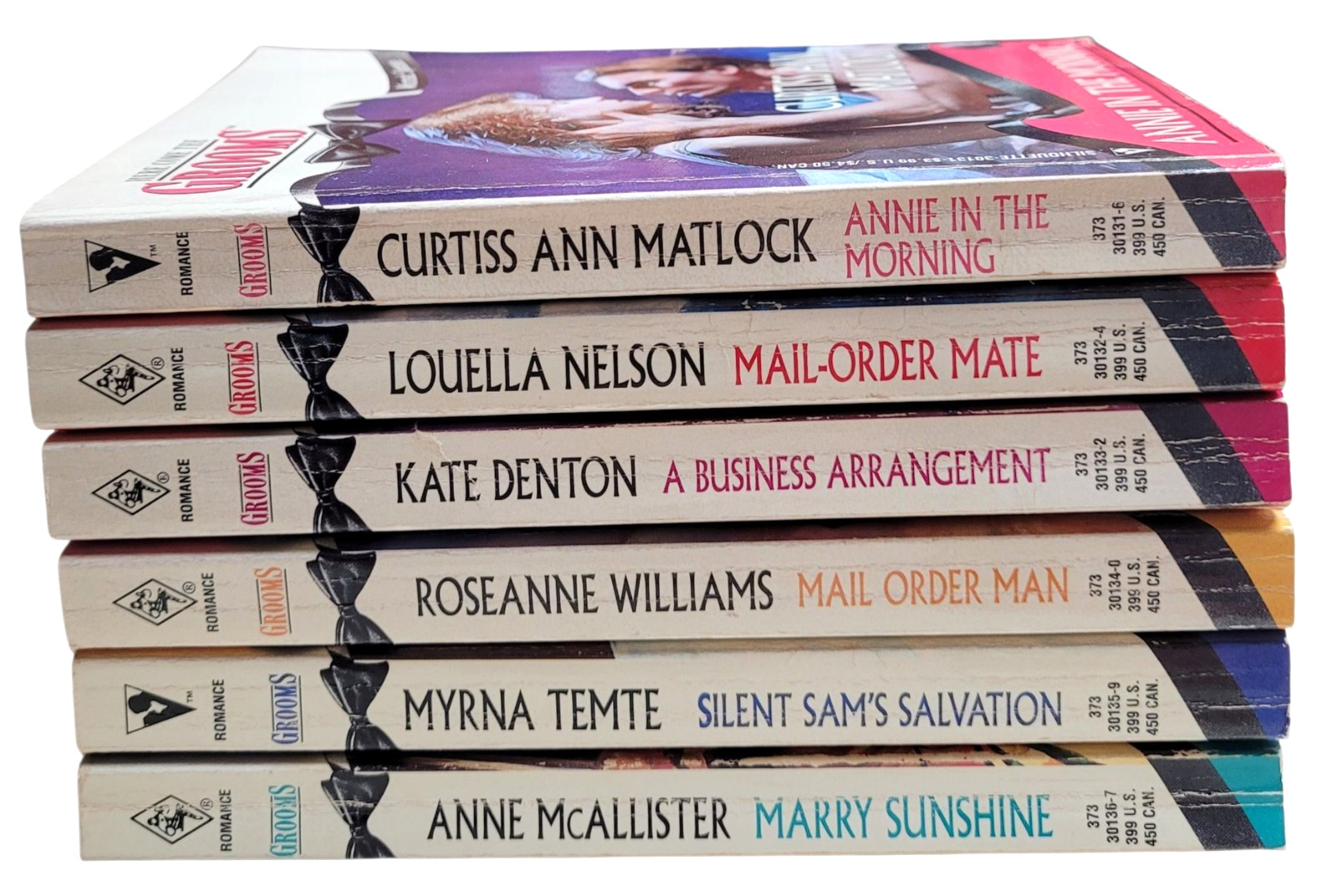 Harlequin/Silhouette Here Come the Grooms Romance Novels – 6 Wanted Spouse
