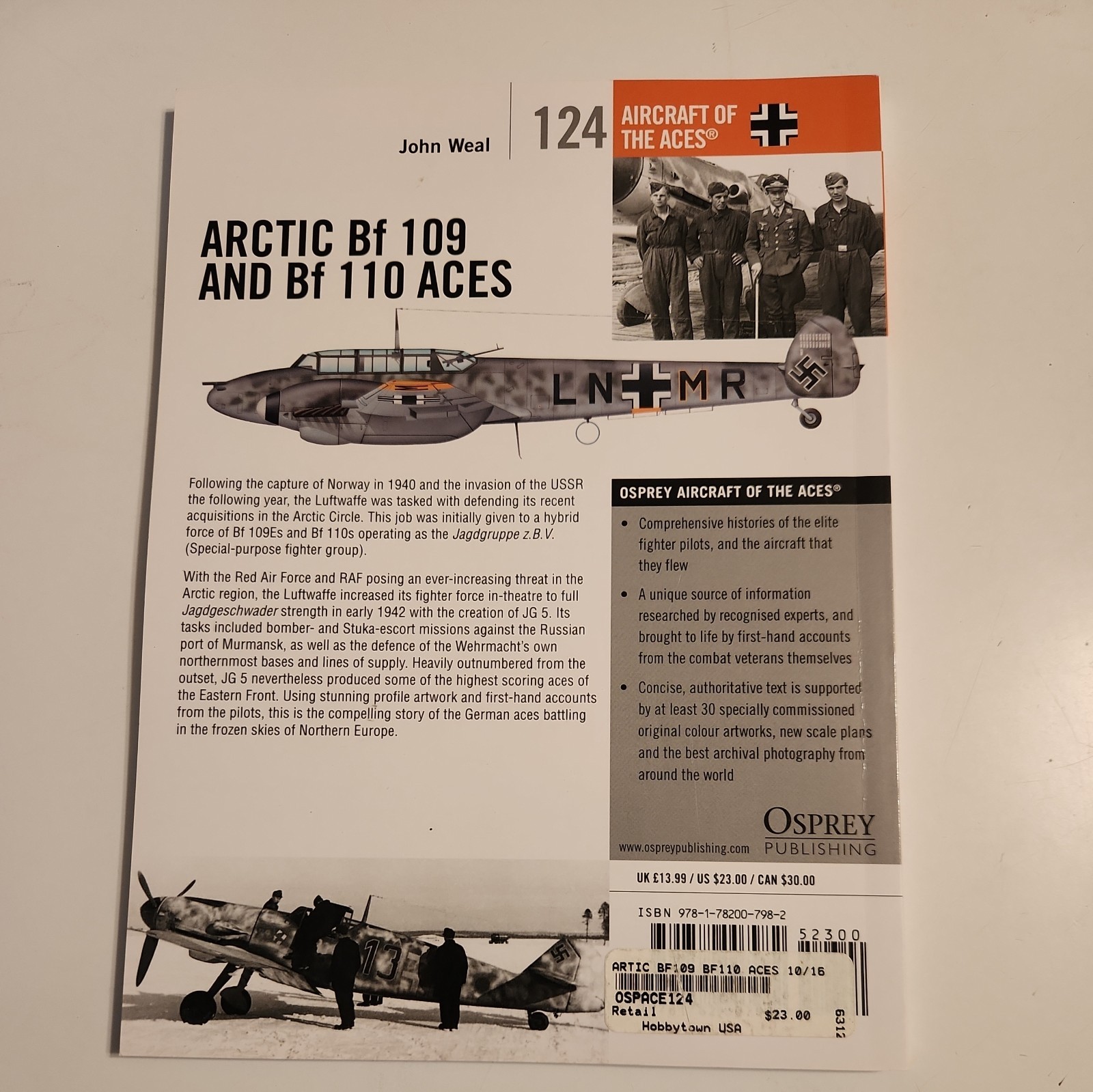 Arctic Bf 109 and Bf 110 Aces (Aircraft of the Aces, 124) by Weal