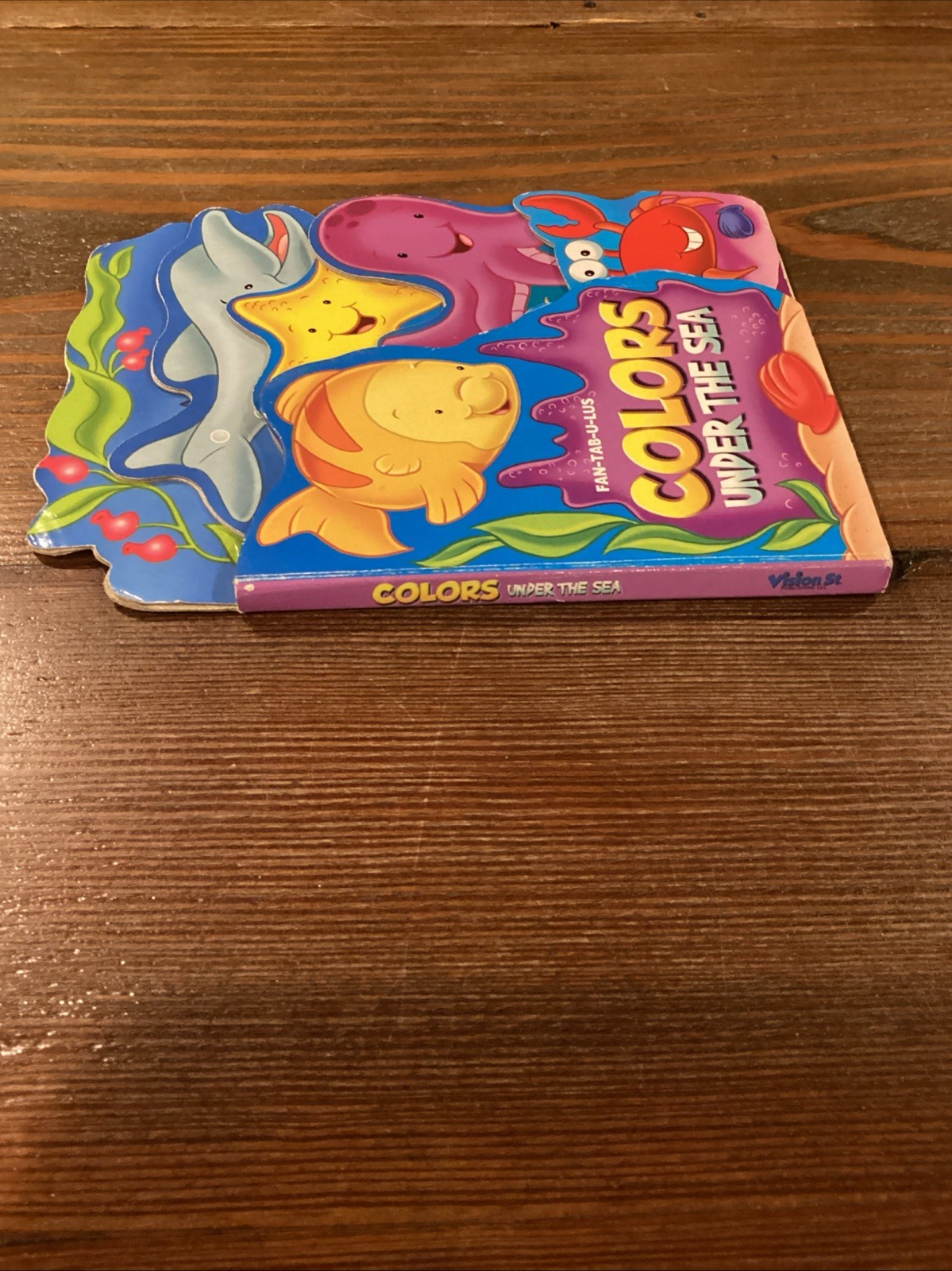 Vision St. Fan-Tab-U-Lus Board Book Colors Under the Sea Good