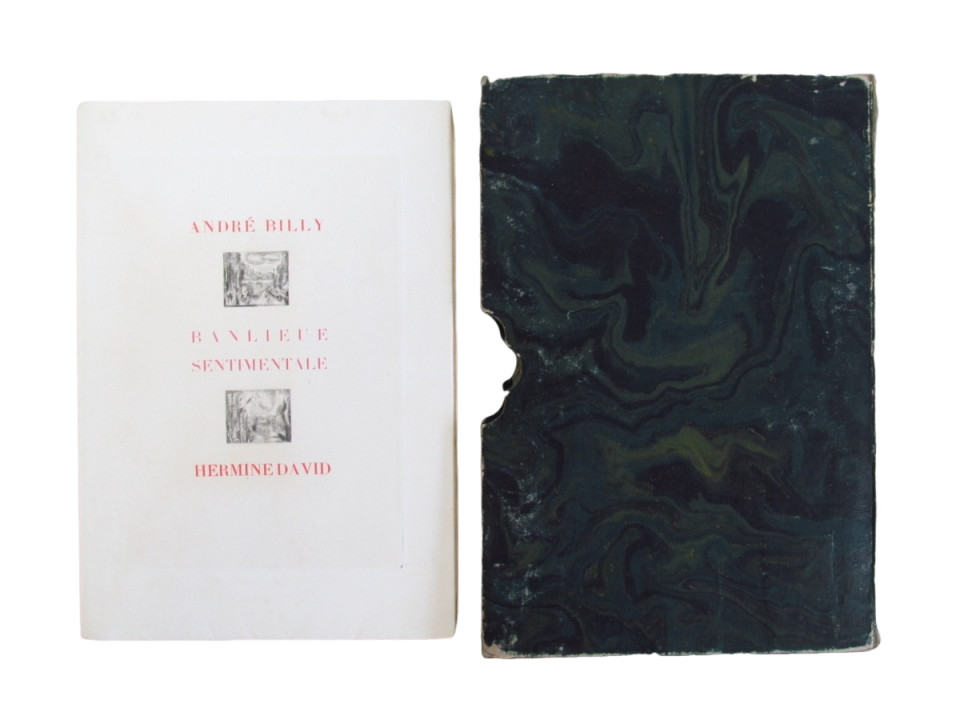 André Billy „Banlieue sentimentale“ illustrations by Hermine David 5.9in x 8.6