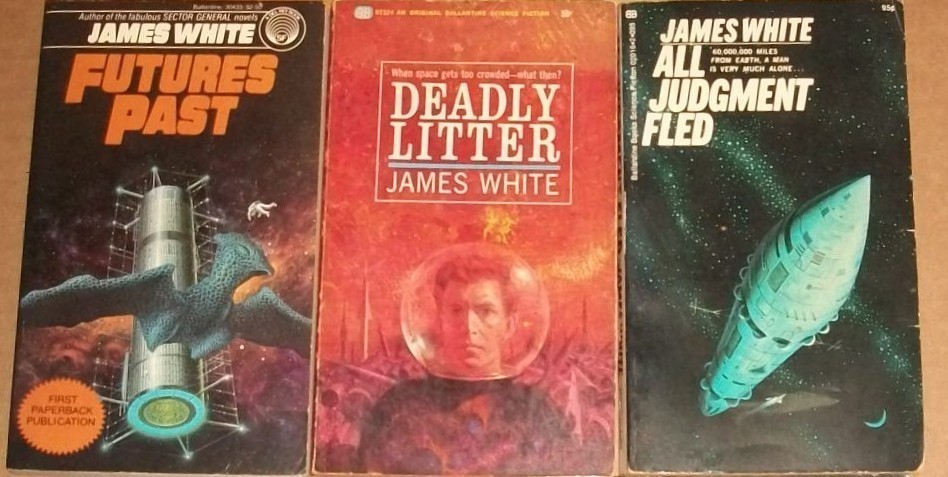 9 paperback lot James White (1928-99) SF author vtg all 1st early 57-82 PB VG EX