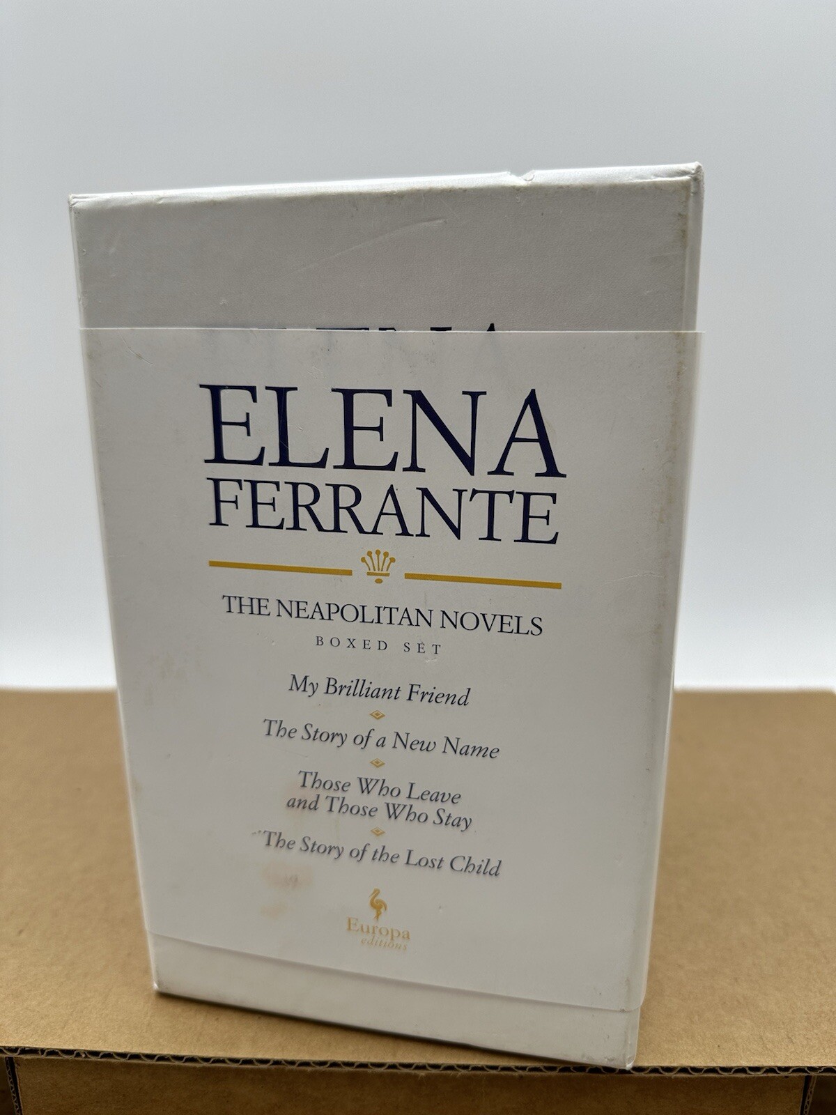 The Neapolitan Novels Boxed Book Set of 4 by Elena Ferrante-Paperback