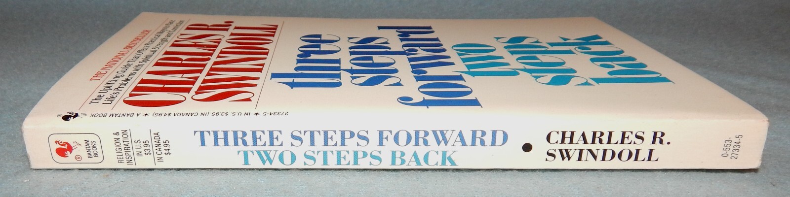 Three Steps Forward, Two Steps Back by Charles R. Swindoll (Paperback, 1980) New