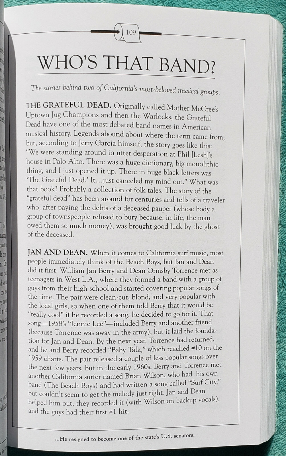 Uncle John’s Bathroom Reader Plunges Into California Trade Paperback 372 Pages