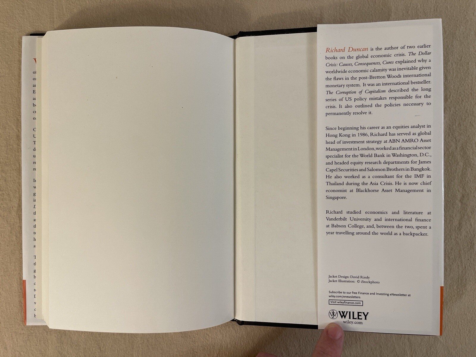 The New Depression: the Paper Money Economy – Richard Duncan – Hardcover – B21