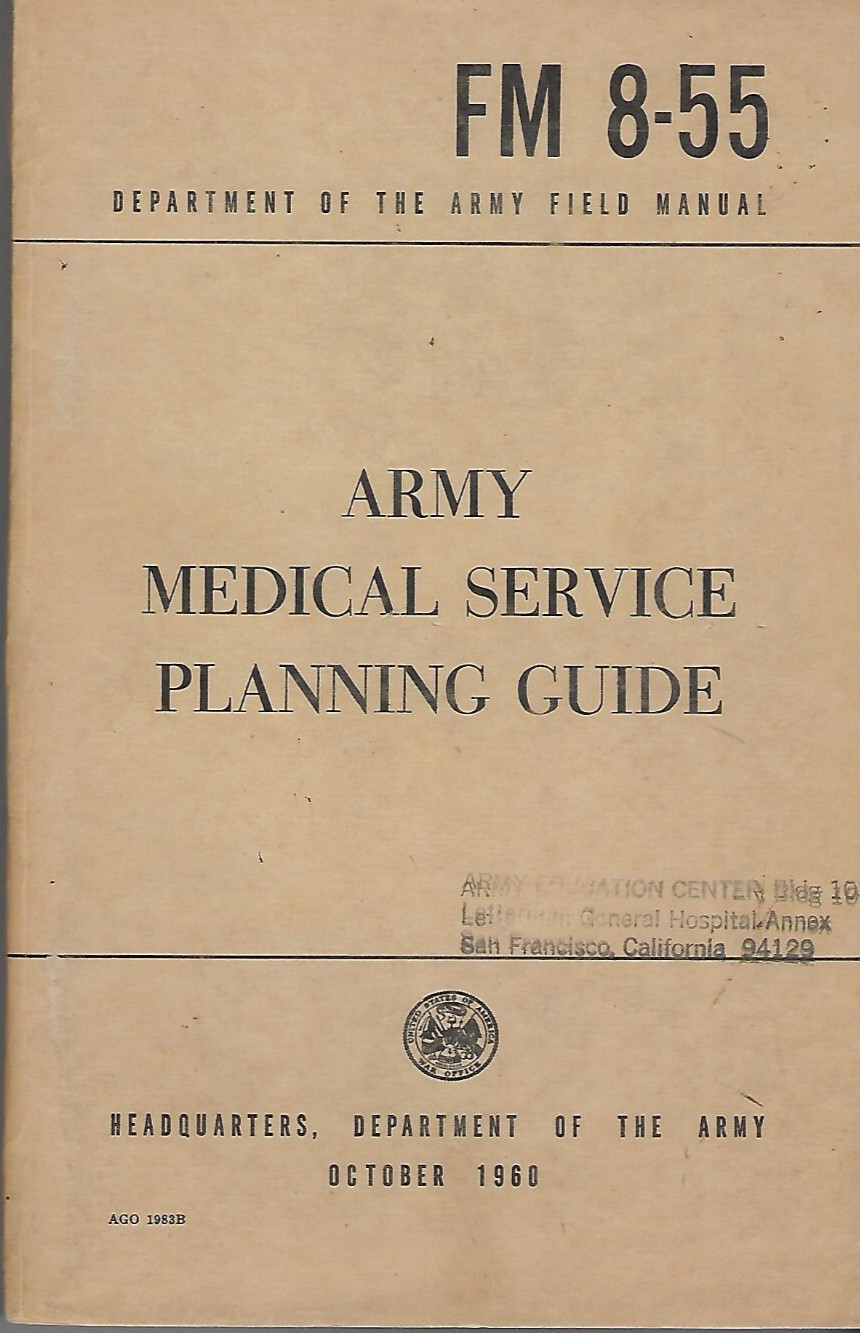 Historical book Army Medical Service Planning Guide, 1960