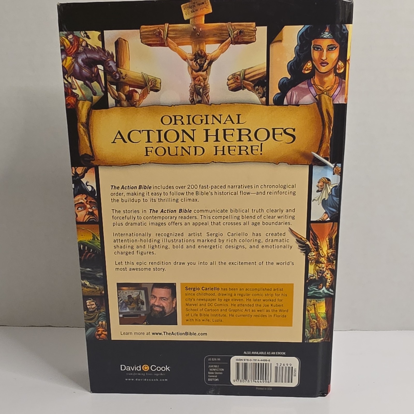 David C Cook Action Bibles God’s Redemptive Story Hardcover Sergio Cariello 2010