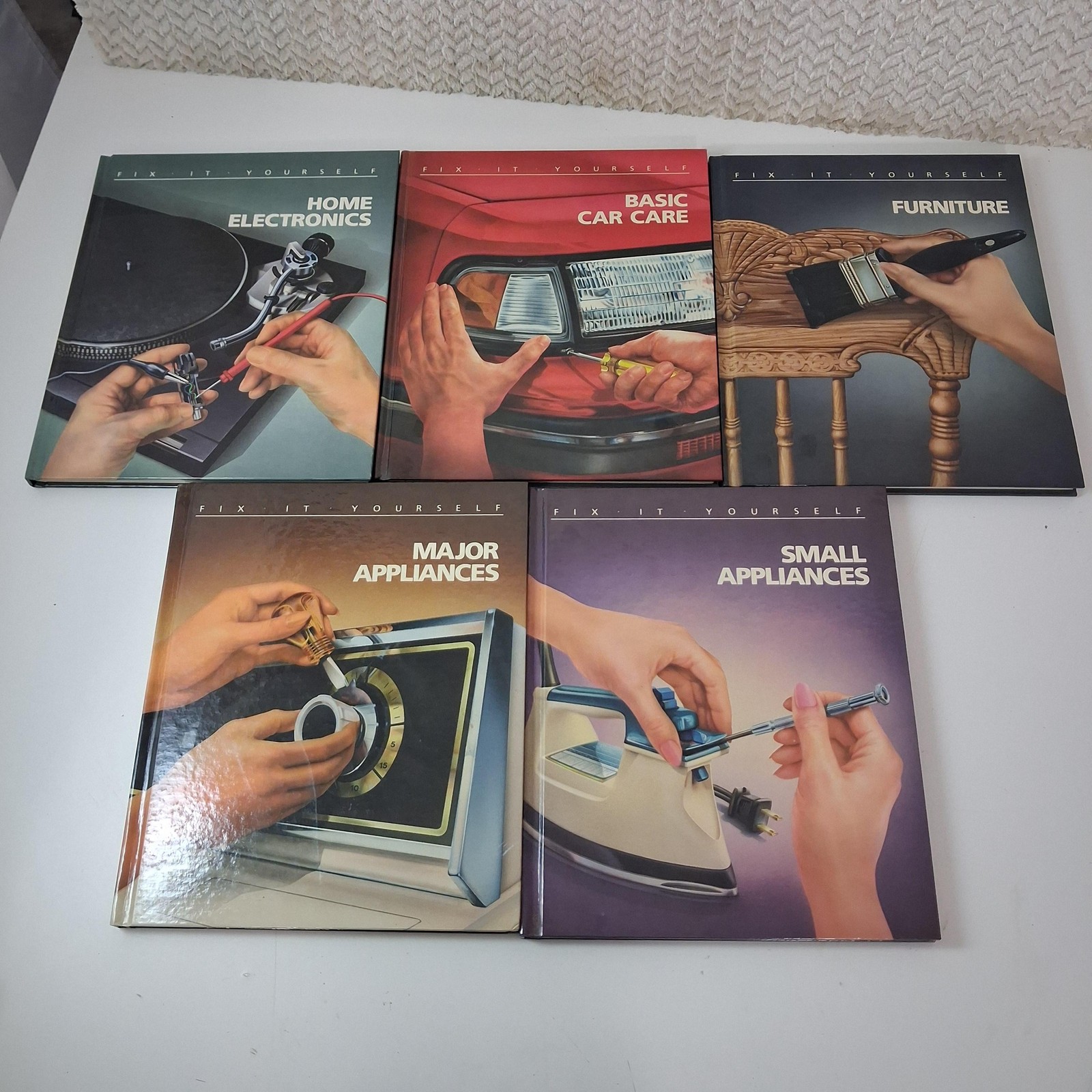 Vintage Fix It Yourself Time Life 5 Book Set Home Repair Car Care Appliances