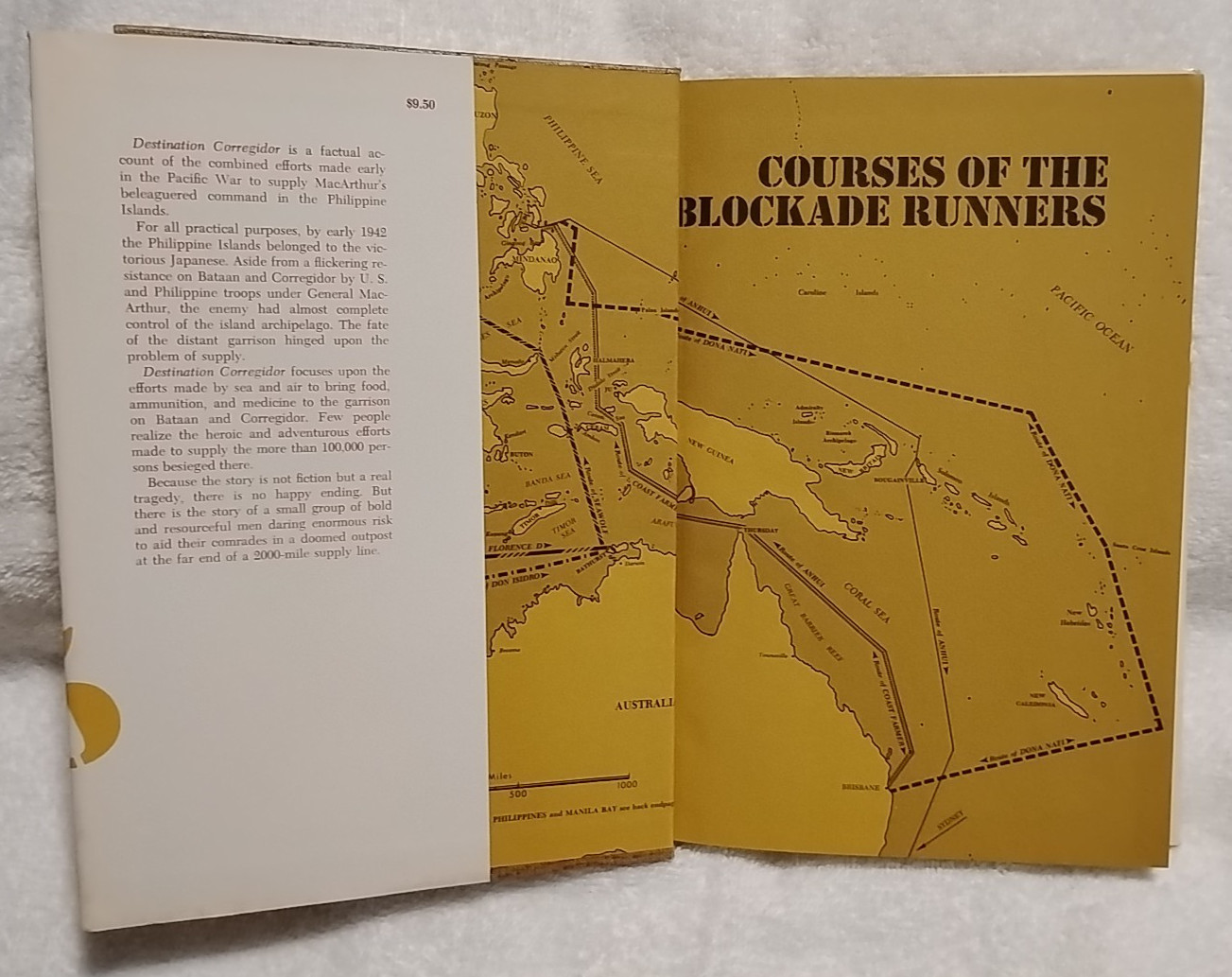 Destination Corregidor by Robert Underbrink Vtg 1971 HC DJ WW2 In The Pacific