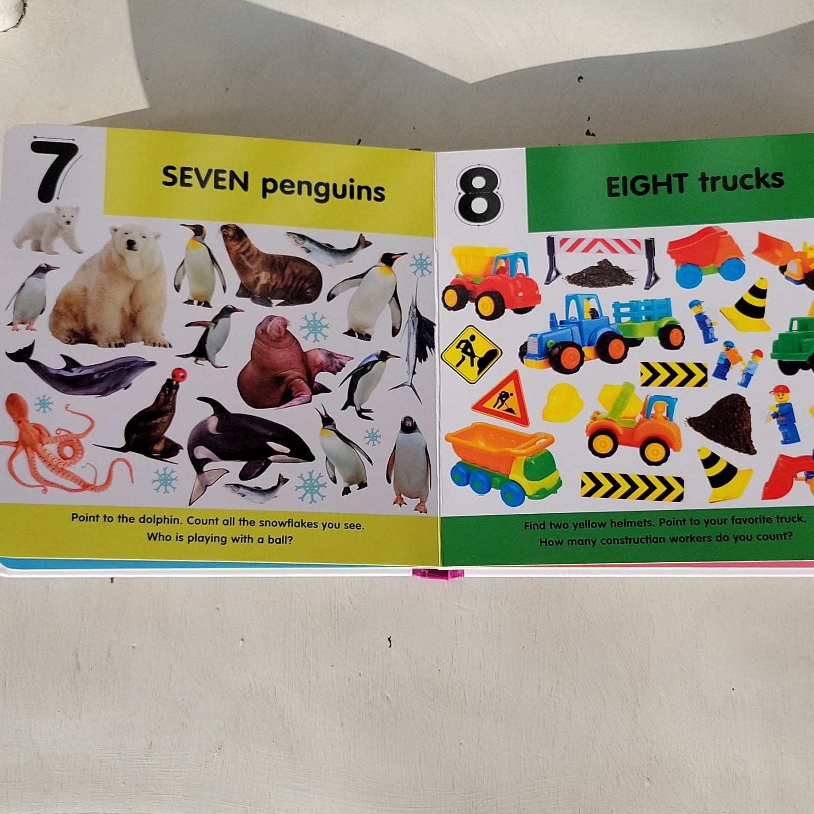 Clever Publishing Find Discover Learn Count Board Book Ages 2-8 Numbers