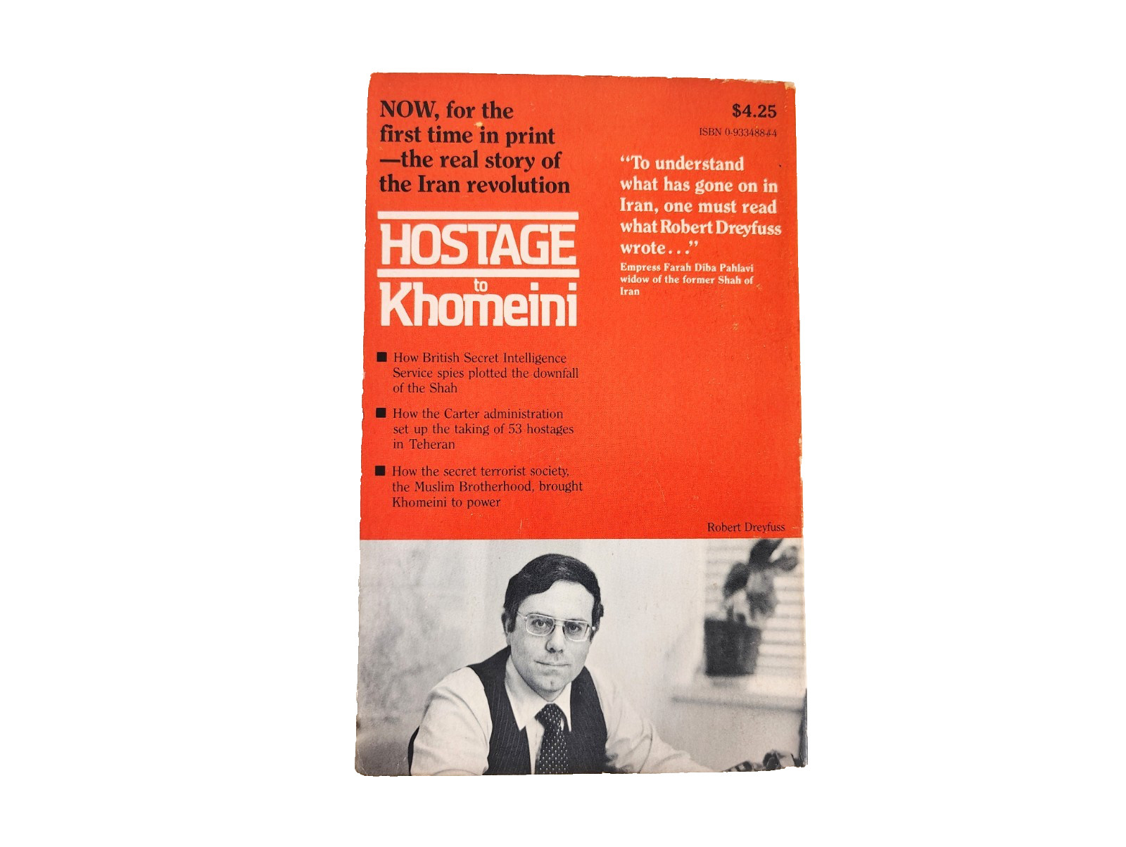 Hostage to Khomeini Robert Dreyfuss 1980 1st Edition Paperback Iran Politics