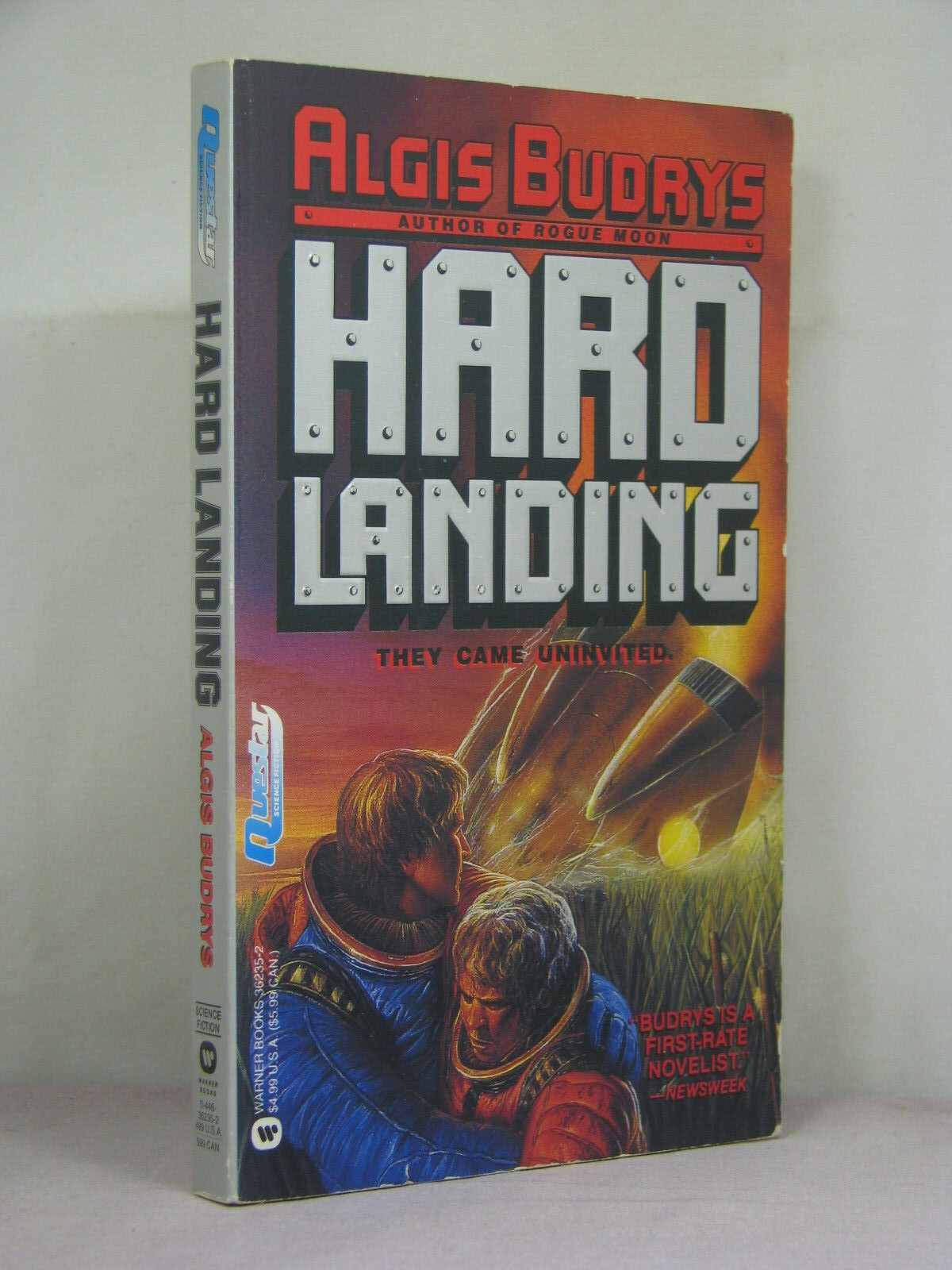 3rd, signed by author & artist Bob Eggleton, Hard Landing by Algis Budrys, mmpb