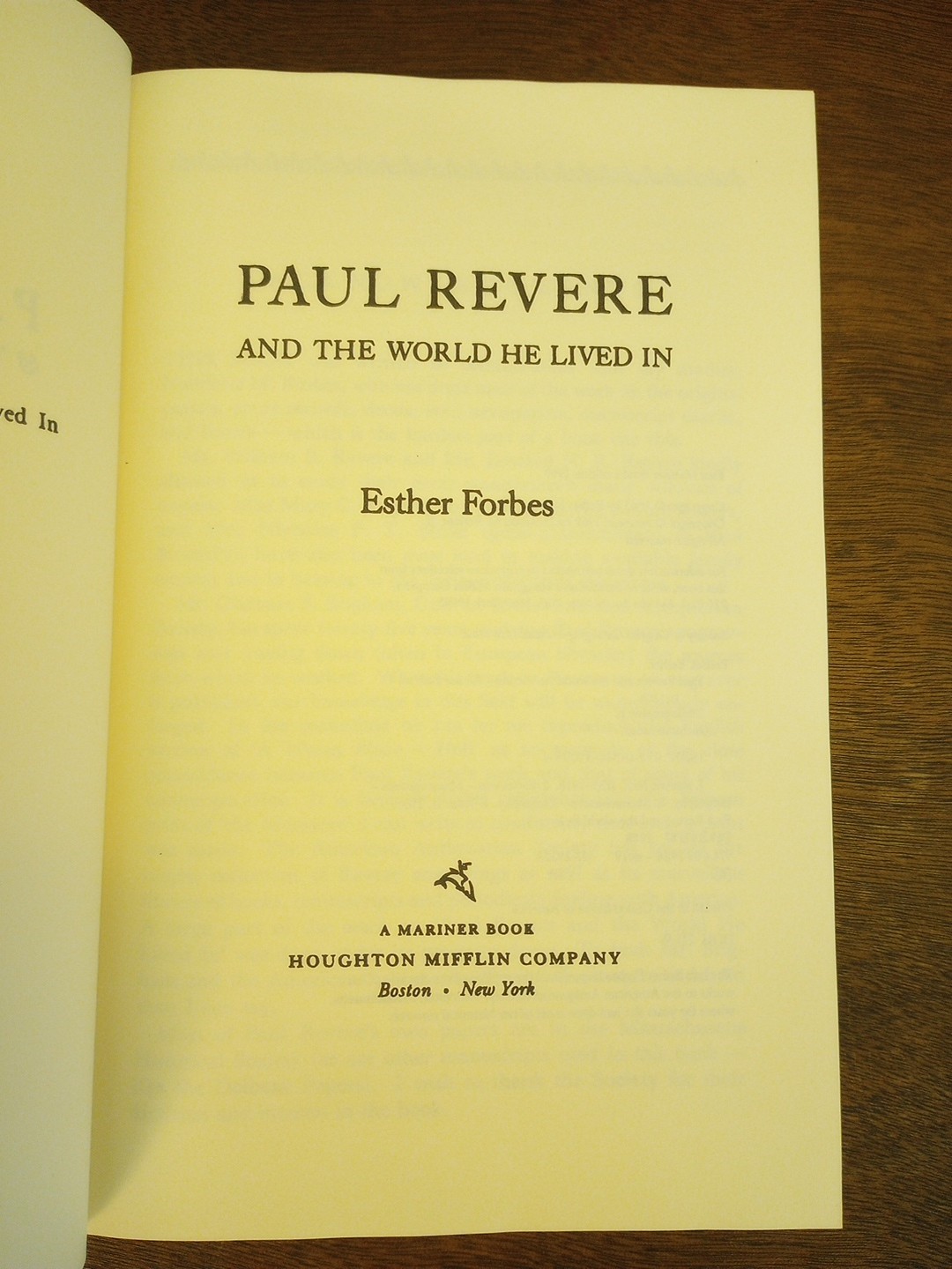 Paul Revere And The World He Lived In