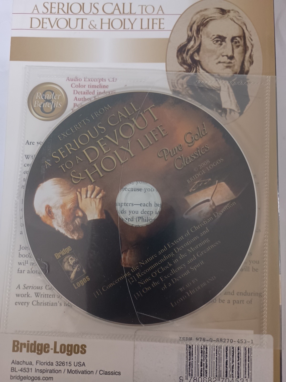 William Law A Serious Call To A Devout & Holy Life Bridge-Logos Paperback/CD N7