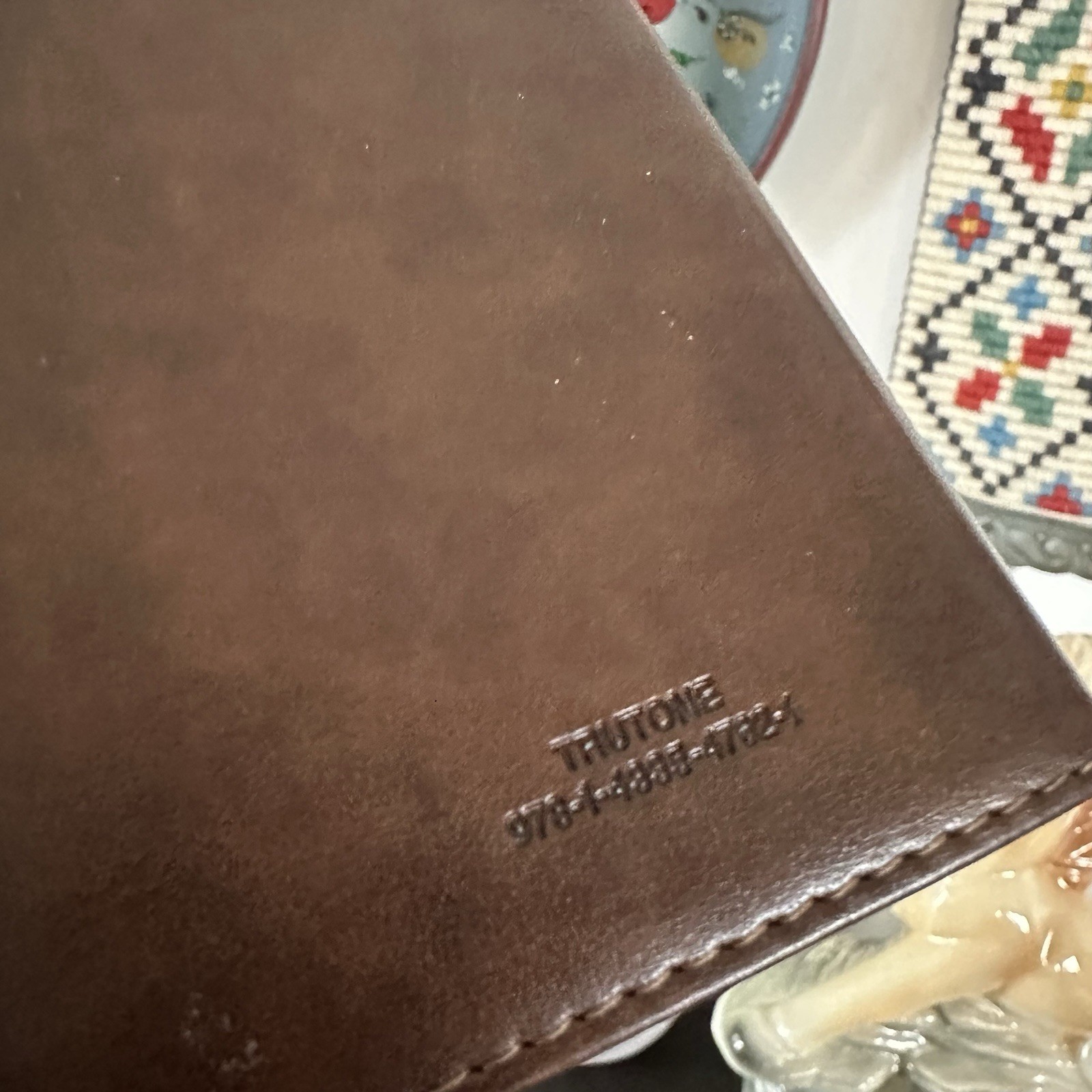 ESV Study Bible Trutone Brown 2016 Edition Gold Pages Bookmark English Standard