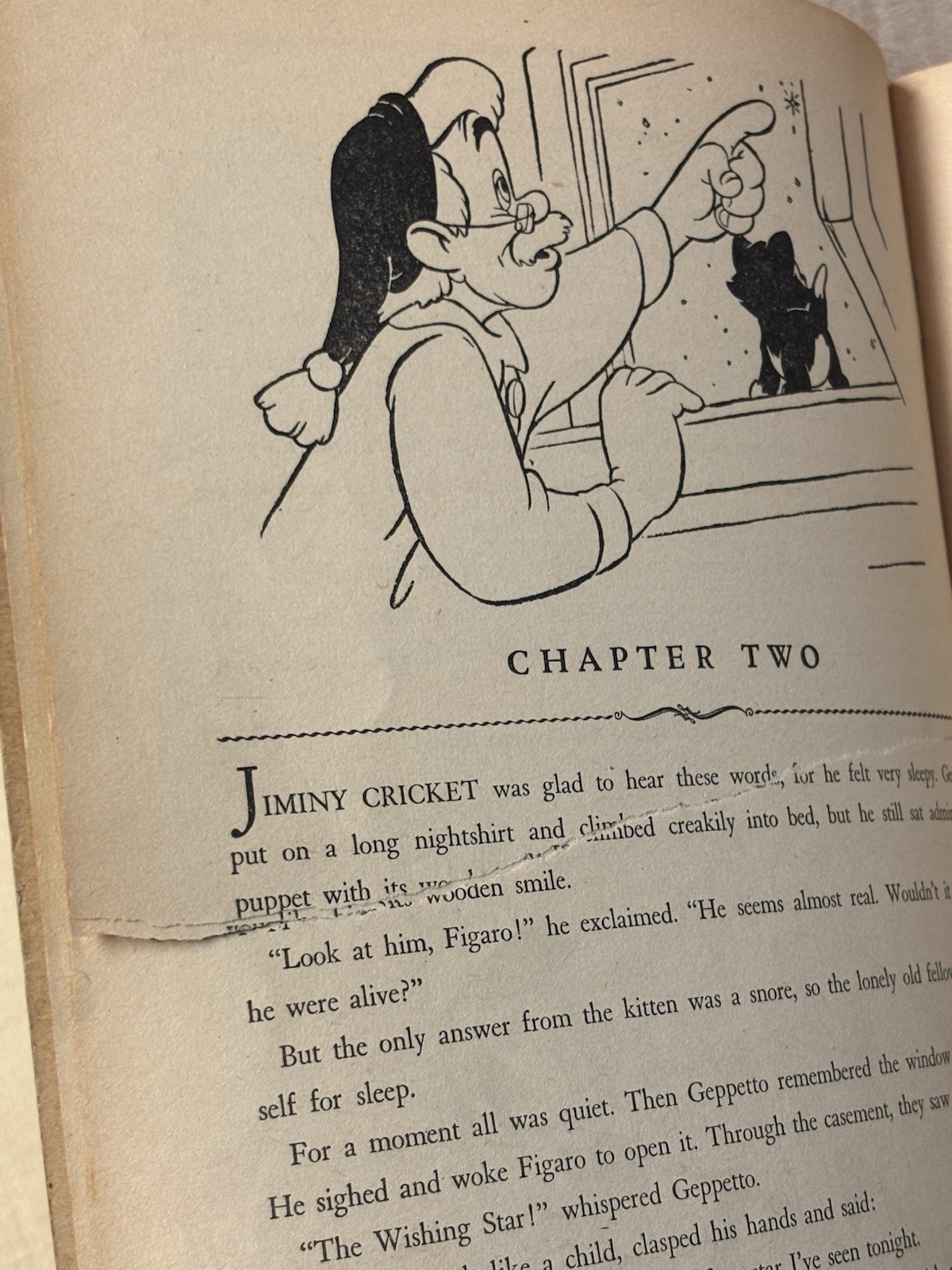 1939 Walt Disney’s Pinocchio w/Pictures to Color Whitman Publishing RARE!!
