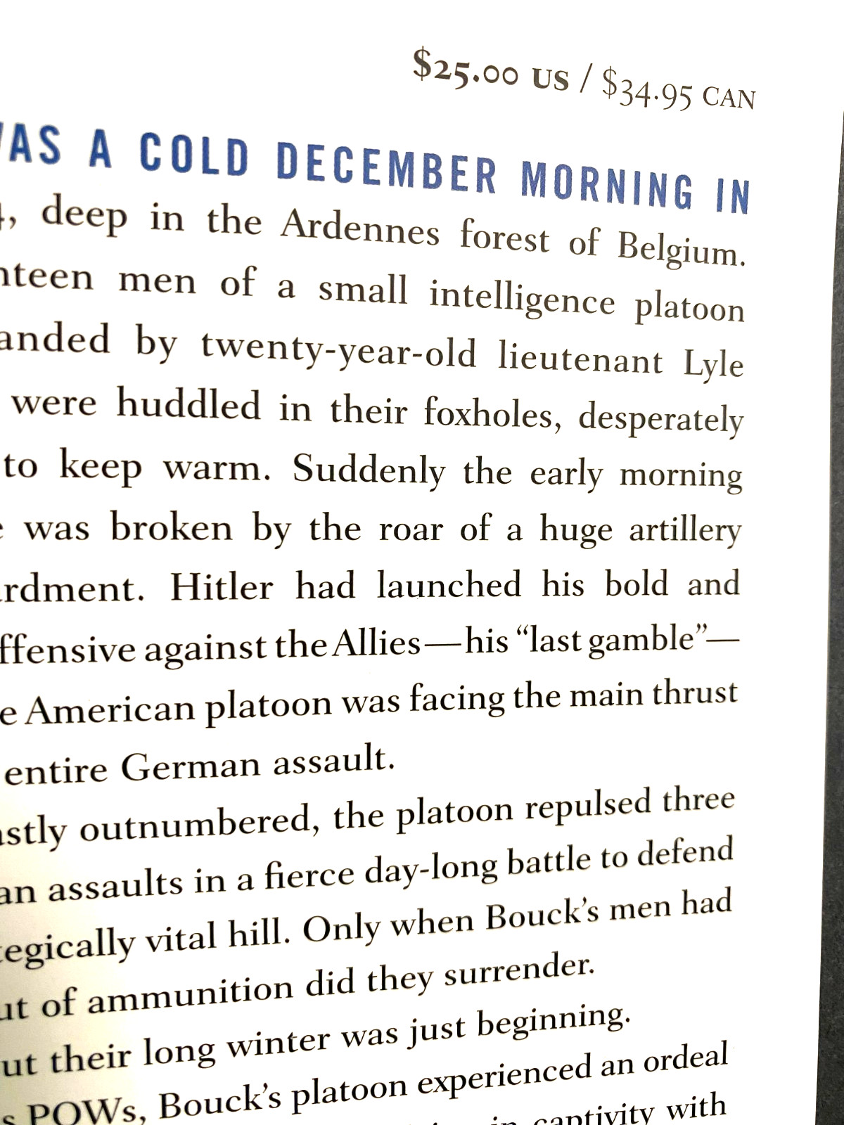 RARE! THE LONGEST WINTER Battle of the Bulge by ALEX KERSHAW, FINE HC w/JACKET!