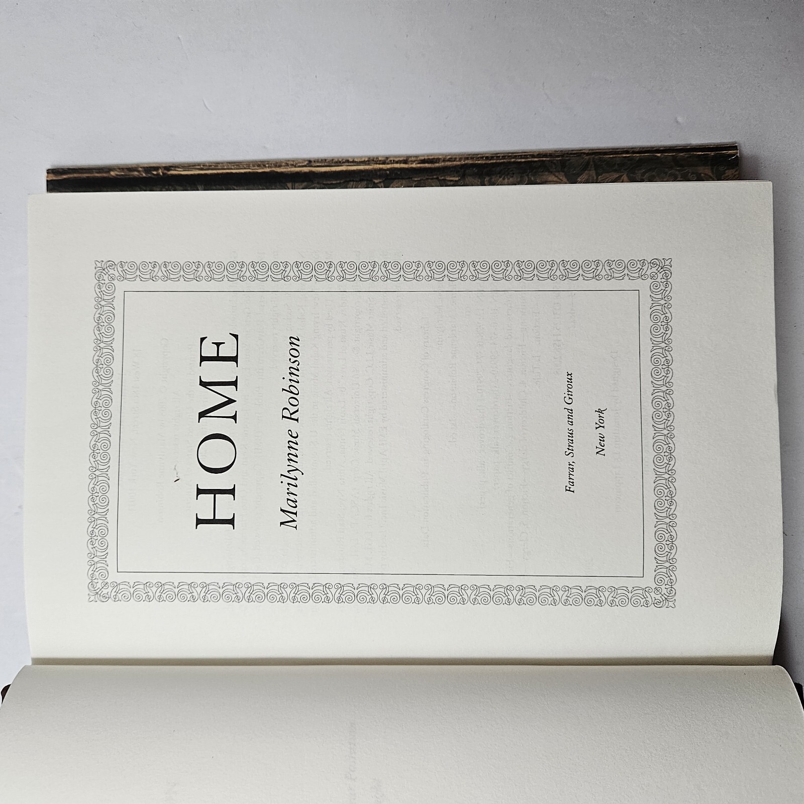 Home by Marilynne Robinson 2008 1st edition 1st print HC/DJ