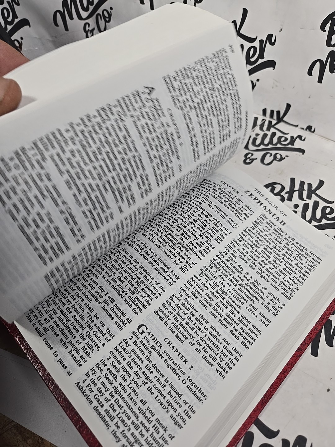 Holy Bible Authorized King James Version by Gideons, Hardcover,