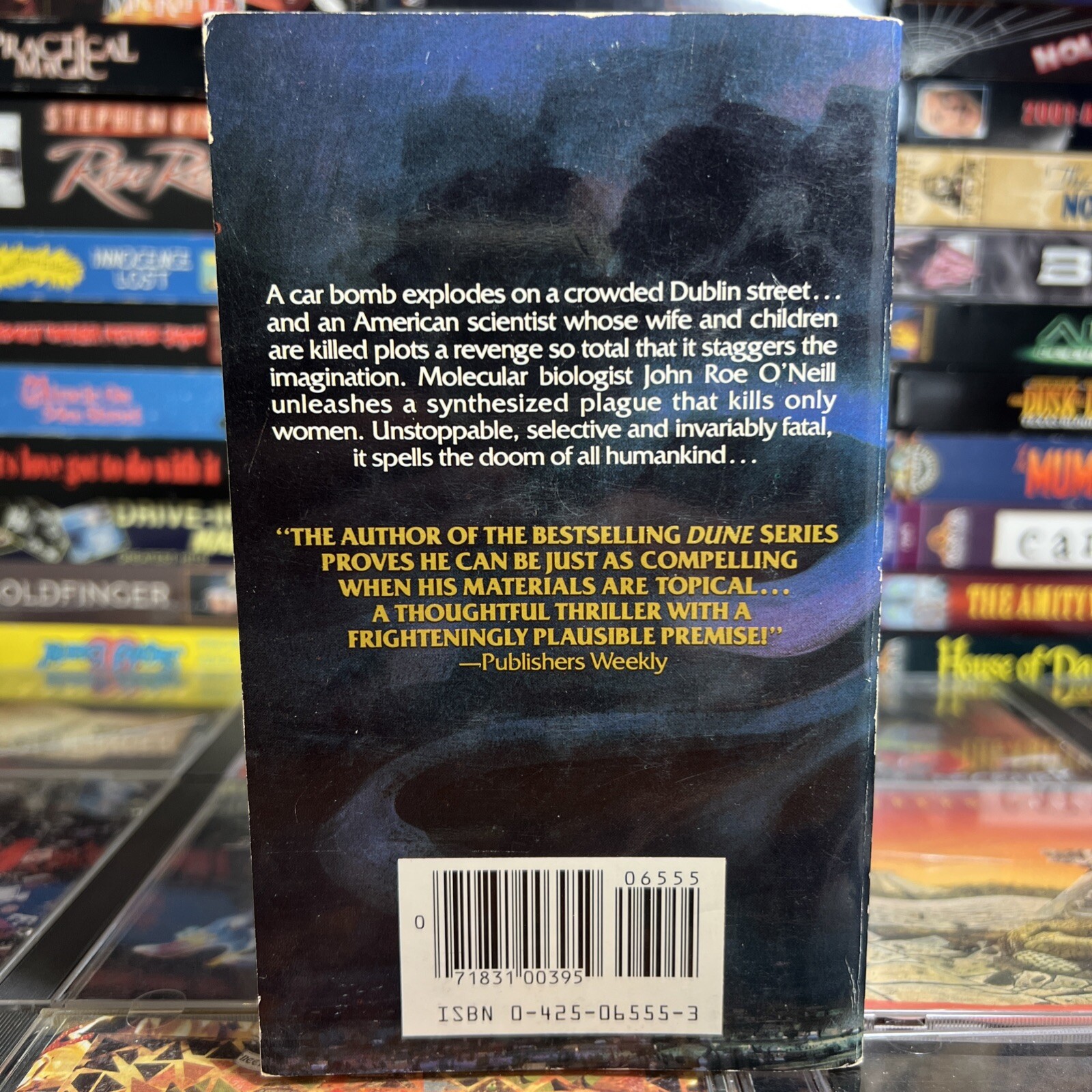 The White Plague by Frank Herbert 1983 Berkley Paperback Dystopian Drama Sci-Fi
