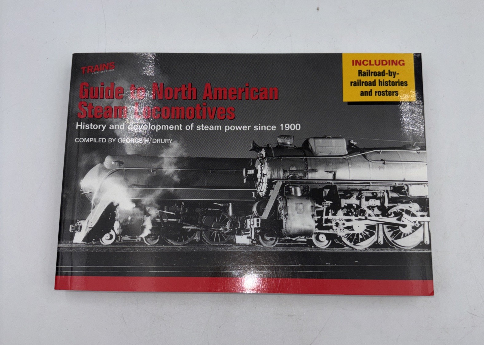 Guide to North American Steam Locomotives & Steam Power 2 Book Lot, PB.
