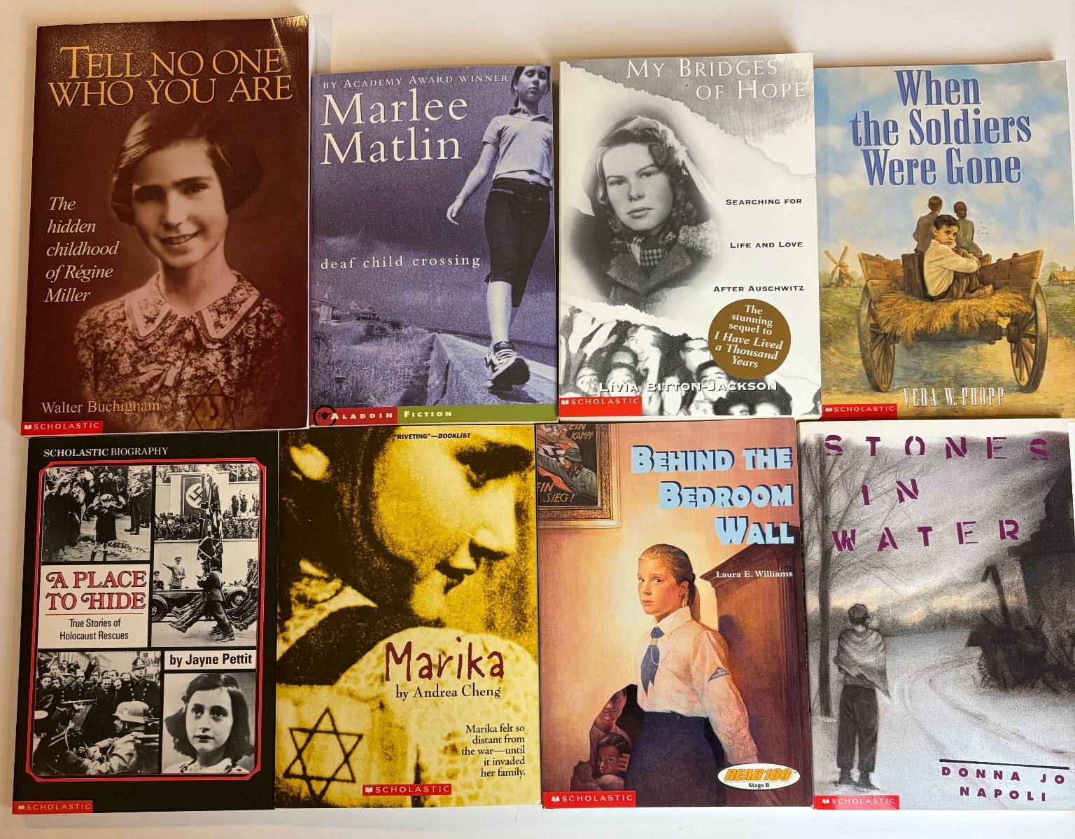 Lot of 13 Holocaust & Jewish Interest YA Books – Anne Frank, Lois Lowry etc