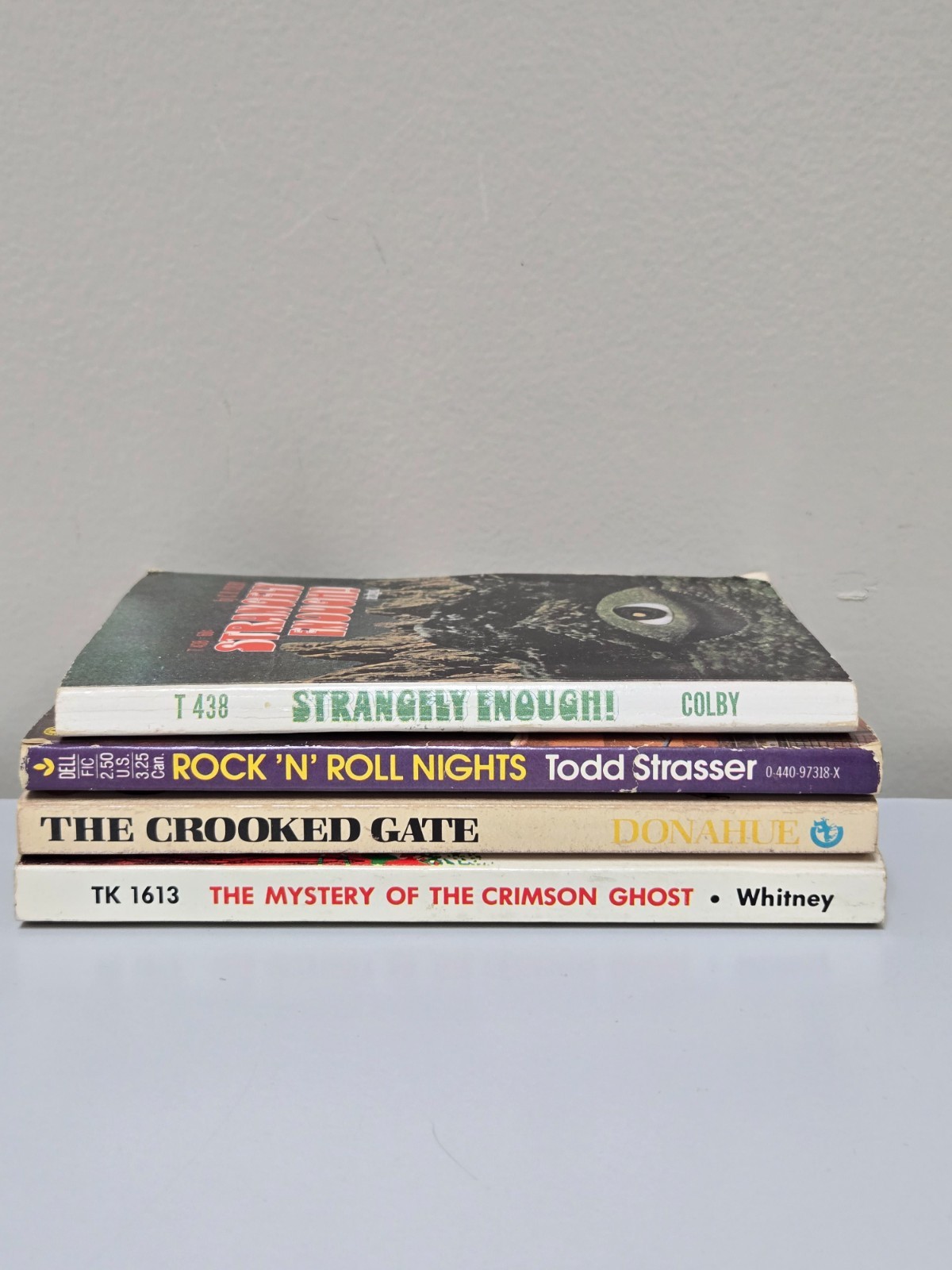 Vintage Teen Paperback Lot (4) Strange Enough! T 438 and others (1970’s & 80’s)