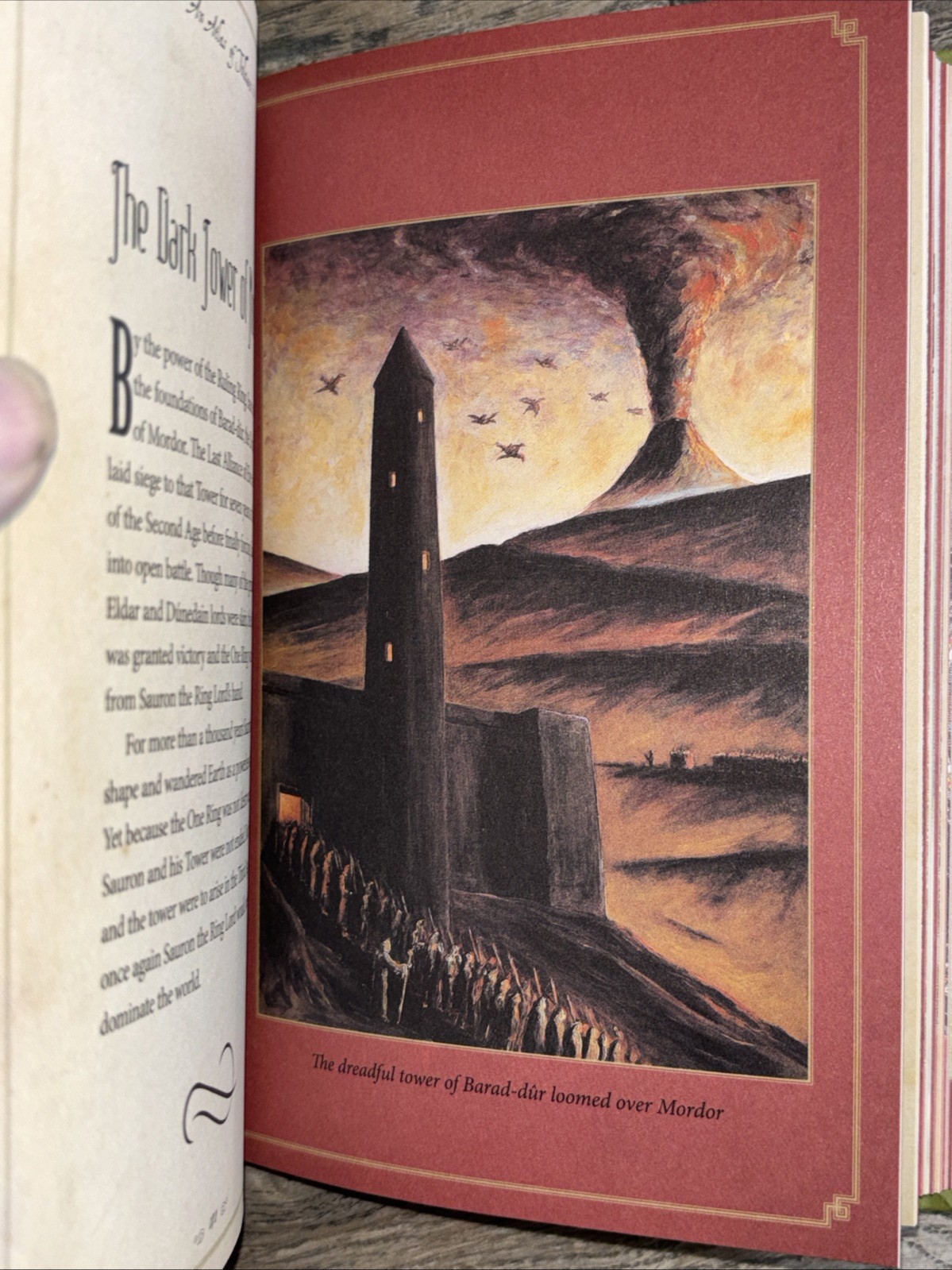An Atlas of Tolkien David Day Illustrated Guide Flex Bound Faux Leather Hardcove
