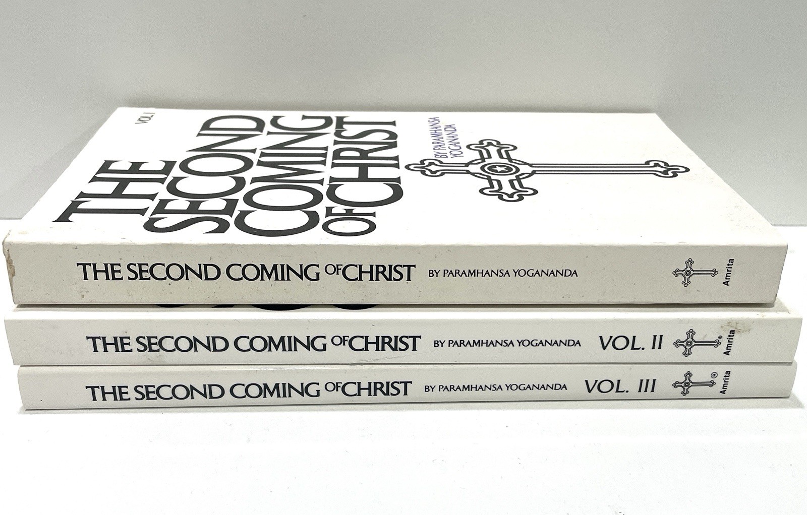 The Second Coming of Christ Volumes 1 2 3 set by Paramhansa Yogananda paperbacks