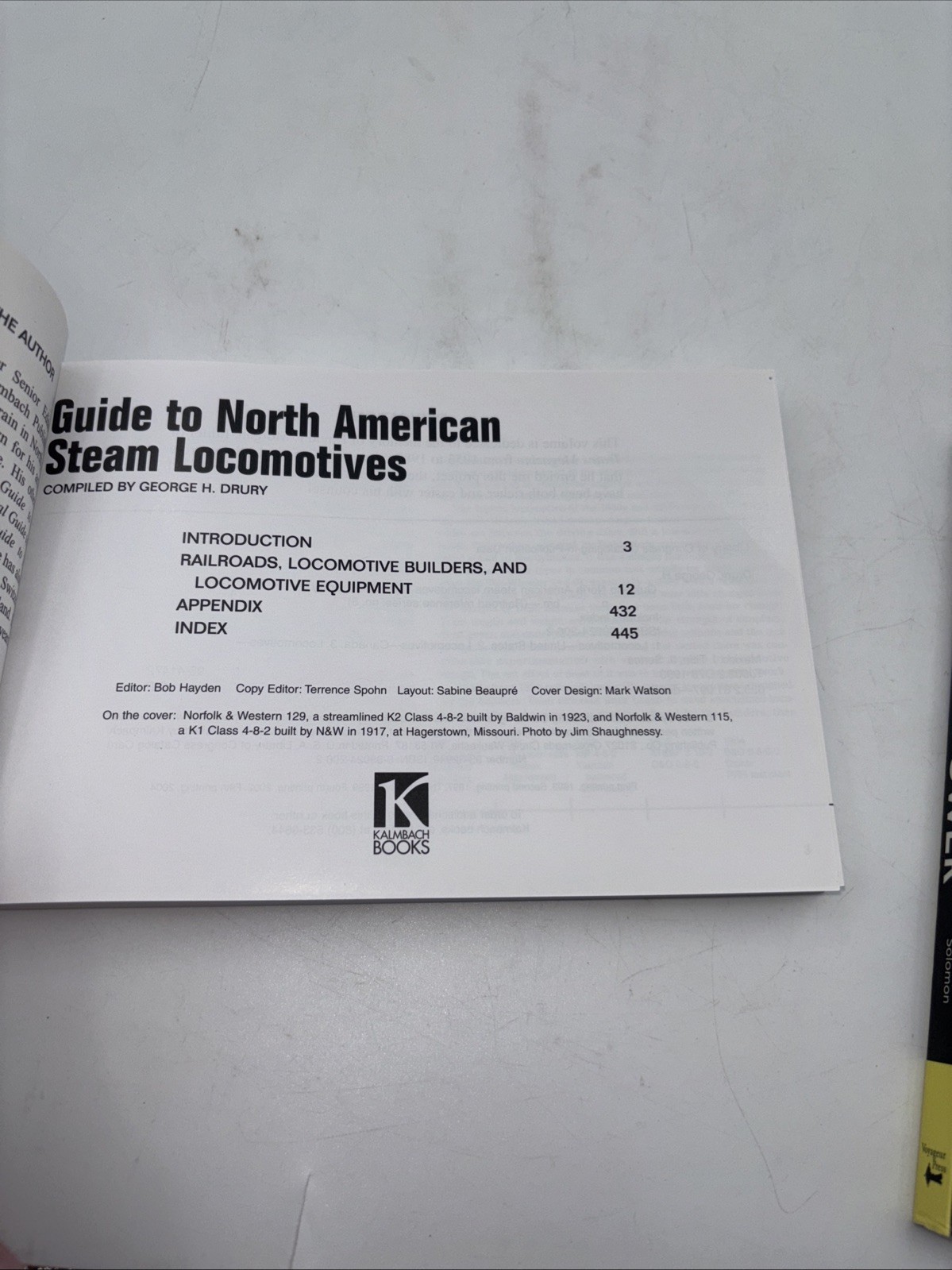 Guide to North American Steam Locomotives & Steam Power 2 Book Lot, PB.
