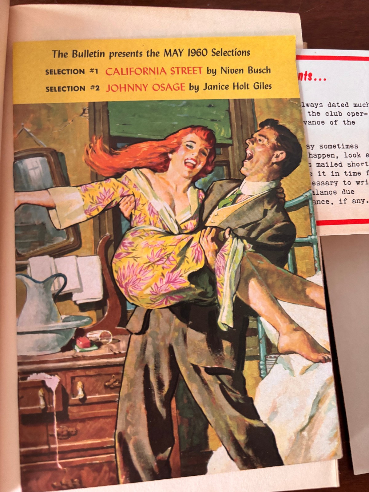 Vintage Hardcover Novel Lot 5 Books 1950s-60s Dust Jackets Pearl Buck Niven Busc
