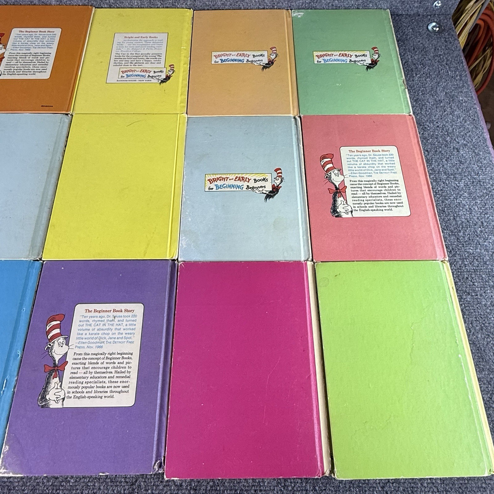 Lot of 36 Vintage Beginner Books – Dr Seuss LeSieg Berenstain