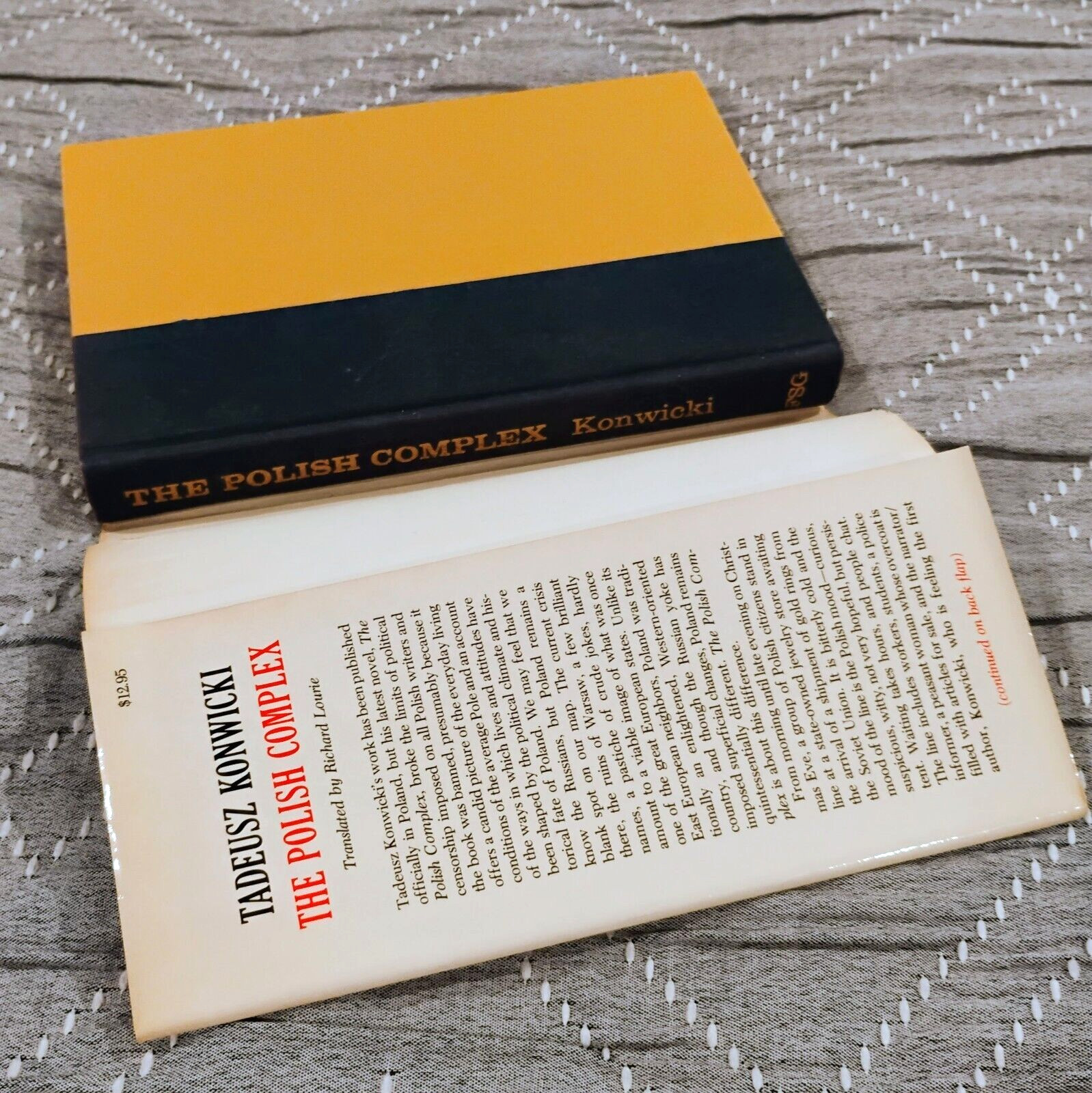 Polish Complex by Tadeusz Konwicki HC DJ 1st ED Farrar Straus Giroux 1982