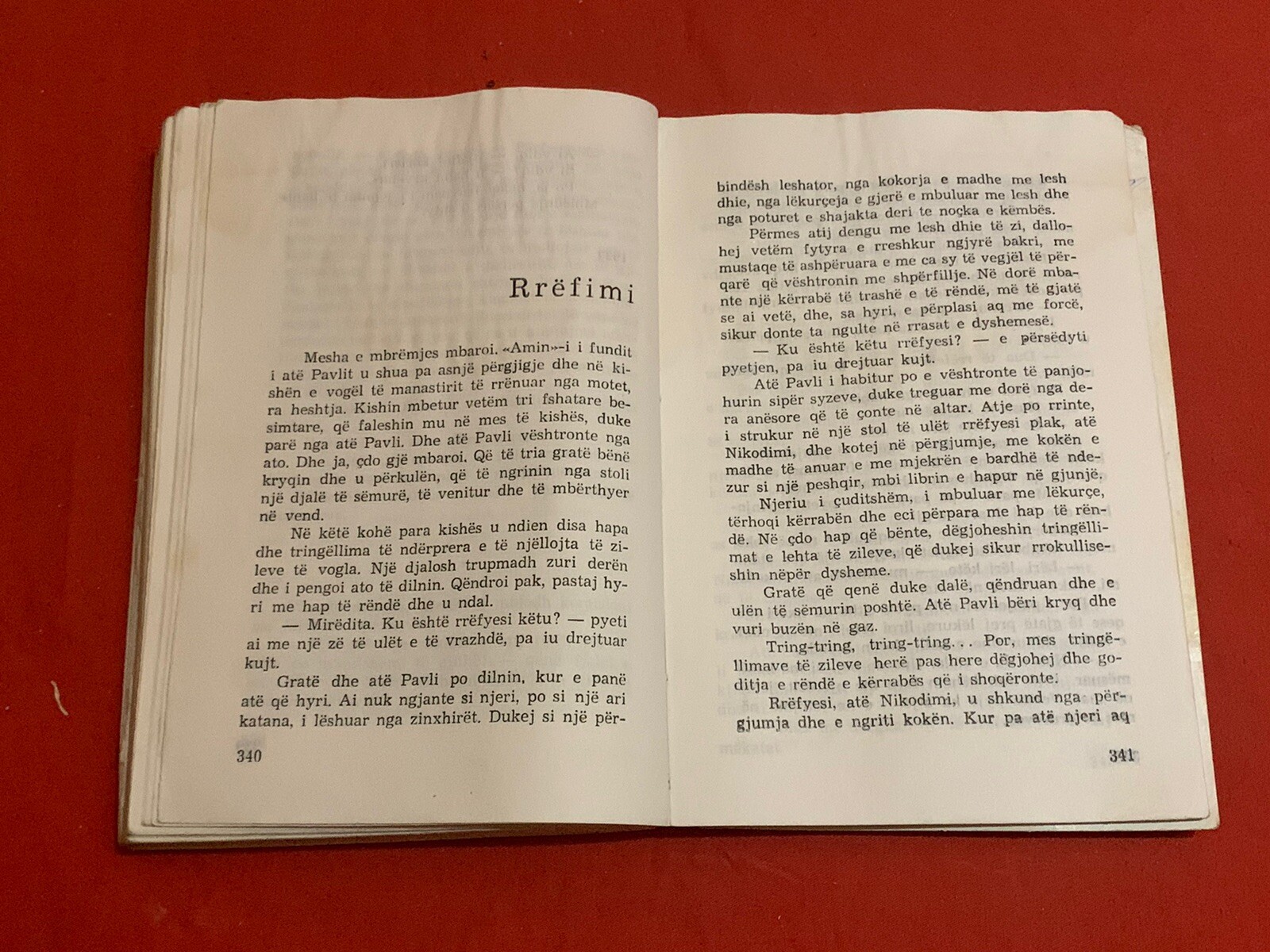 OLD ALBANIAN BOOK-TREGIME E NOVELA-ELIN PELIN-ALBANIAN LANGUAGE-366 pages