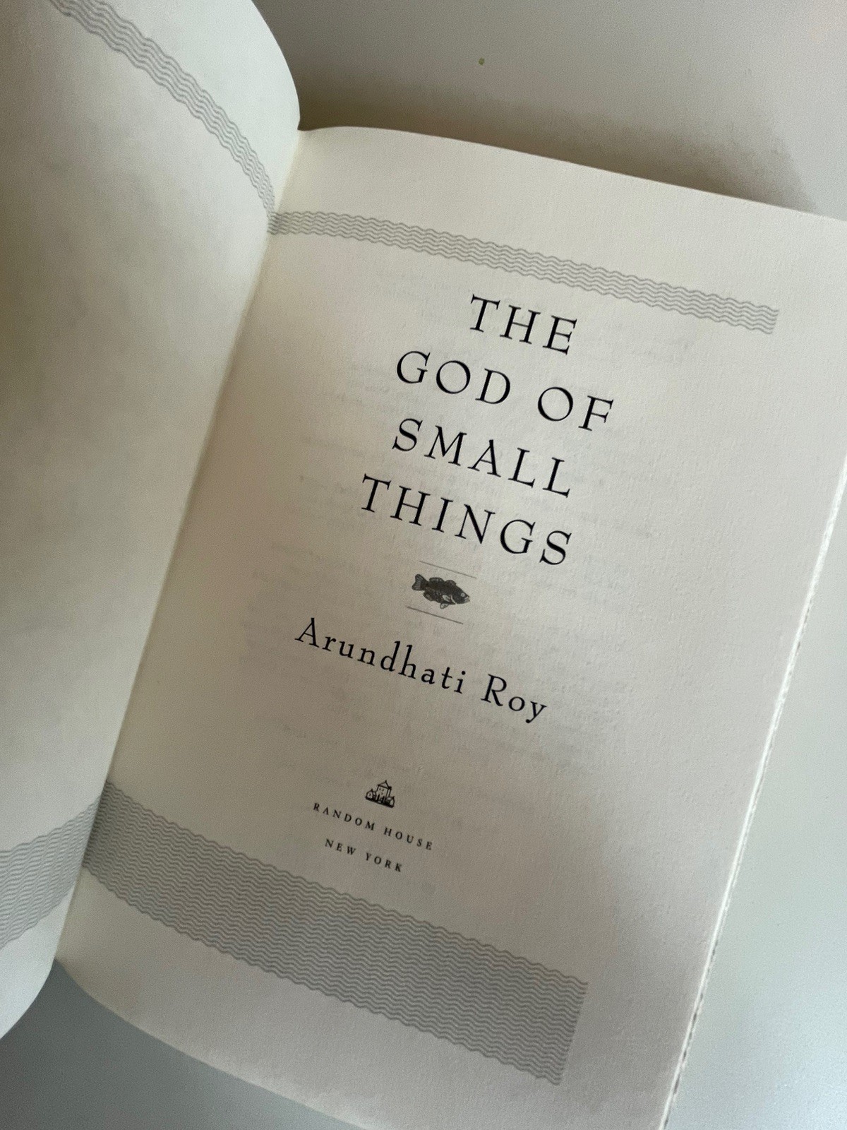 The God of Small Things by Arundhati Roy, HC DJ VG+ US Edition